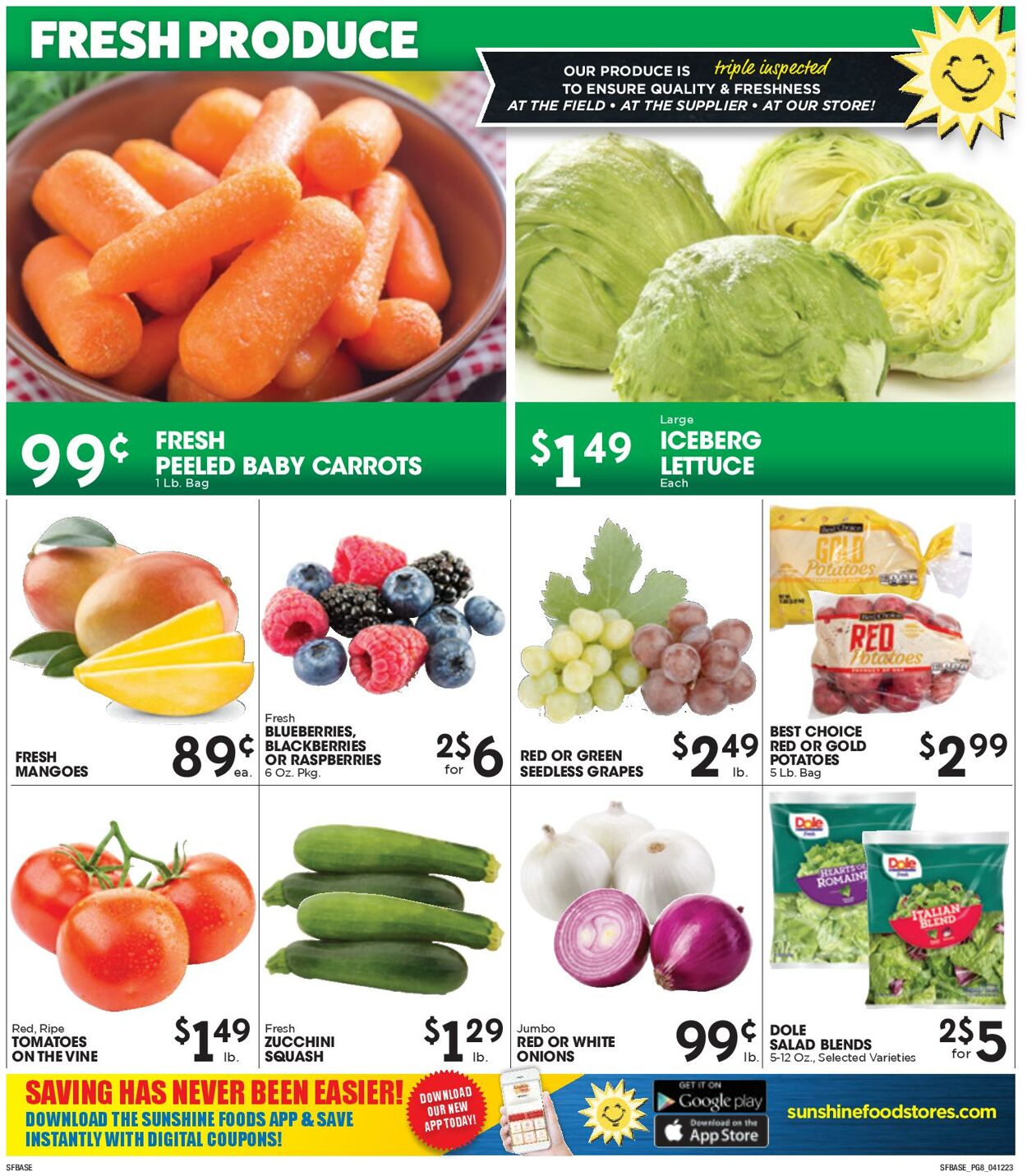 Sunshine Foods Weekly Ad Circular - valid 04/12-04/19/2023 (Page 8)