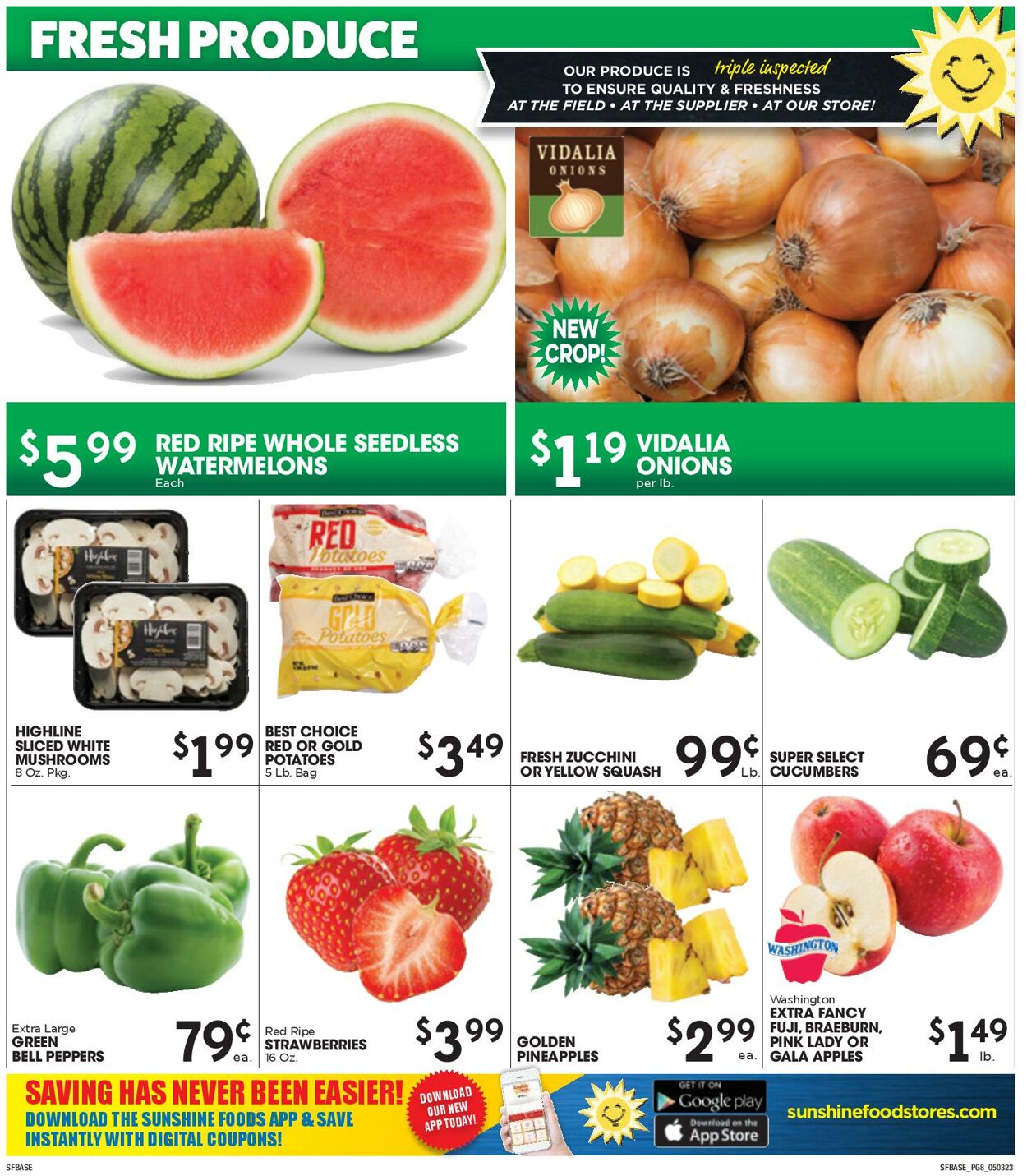 Sunshine Foods Weekly Ad Circular - valid 05/03-05/10/2023 (Page 8)
