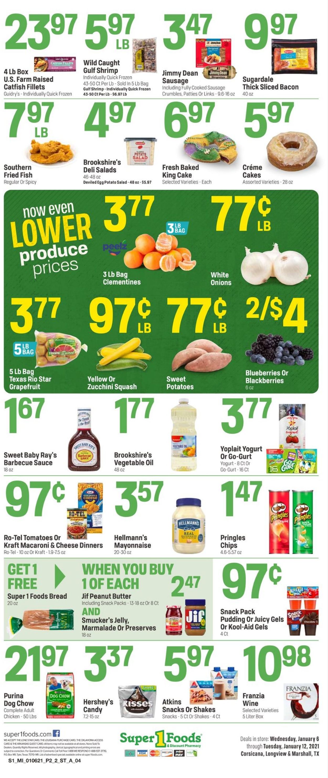 Super 1 Foods Weekly Ad Circular - valid 01/06-01/12/2021 (Page 2)