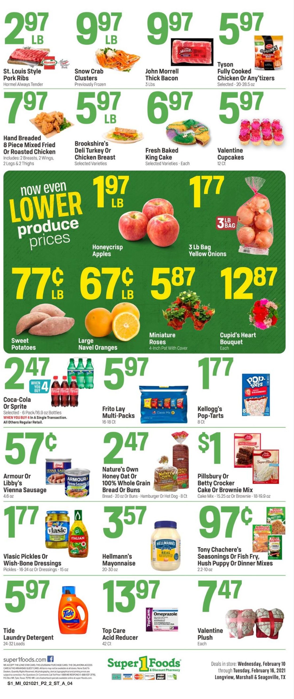Super 1 Foods Weekly Ad Circular - valid 02/10-02/16/2021 (Page 2)