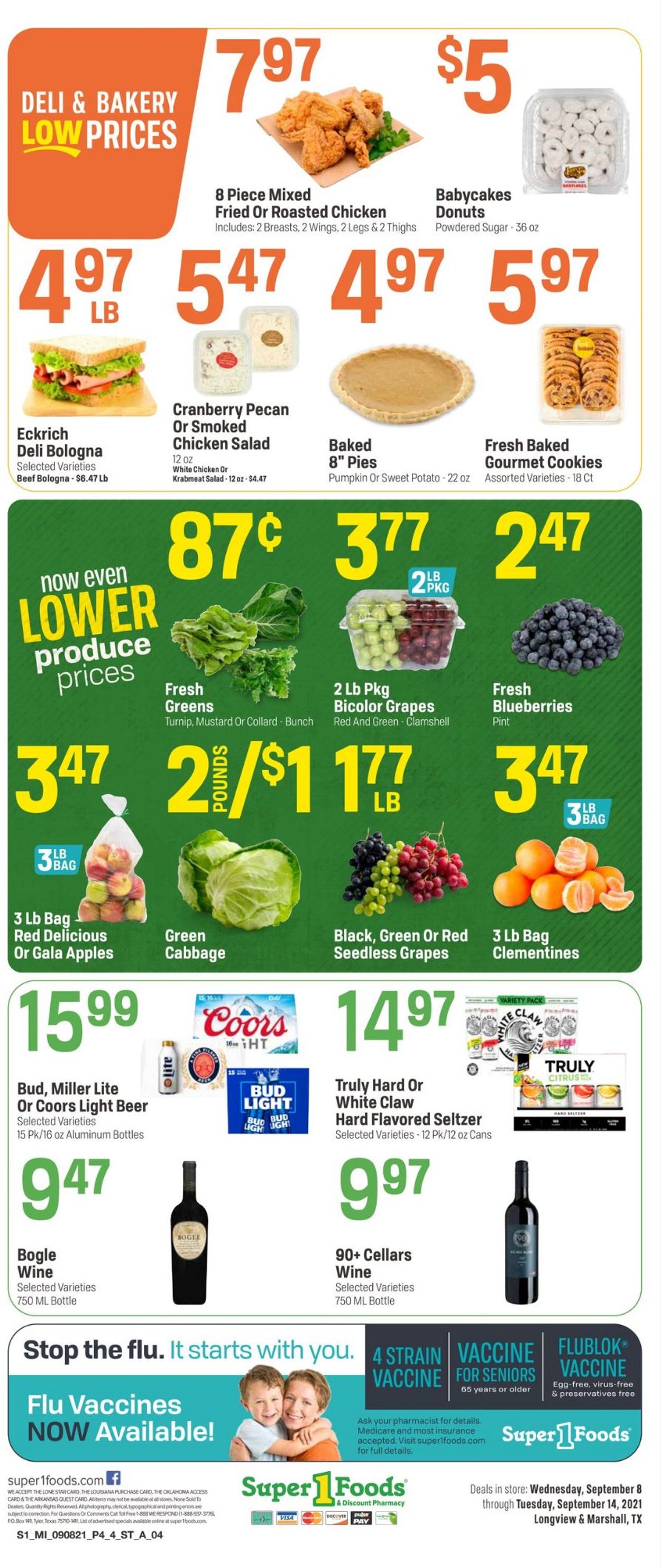 Super 1 Foods Weekly Ad Circular - valid 09/08-09/14/2021 (Page 4)