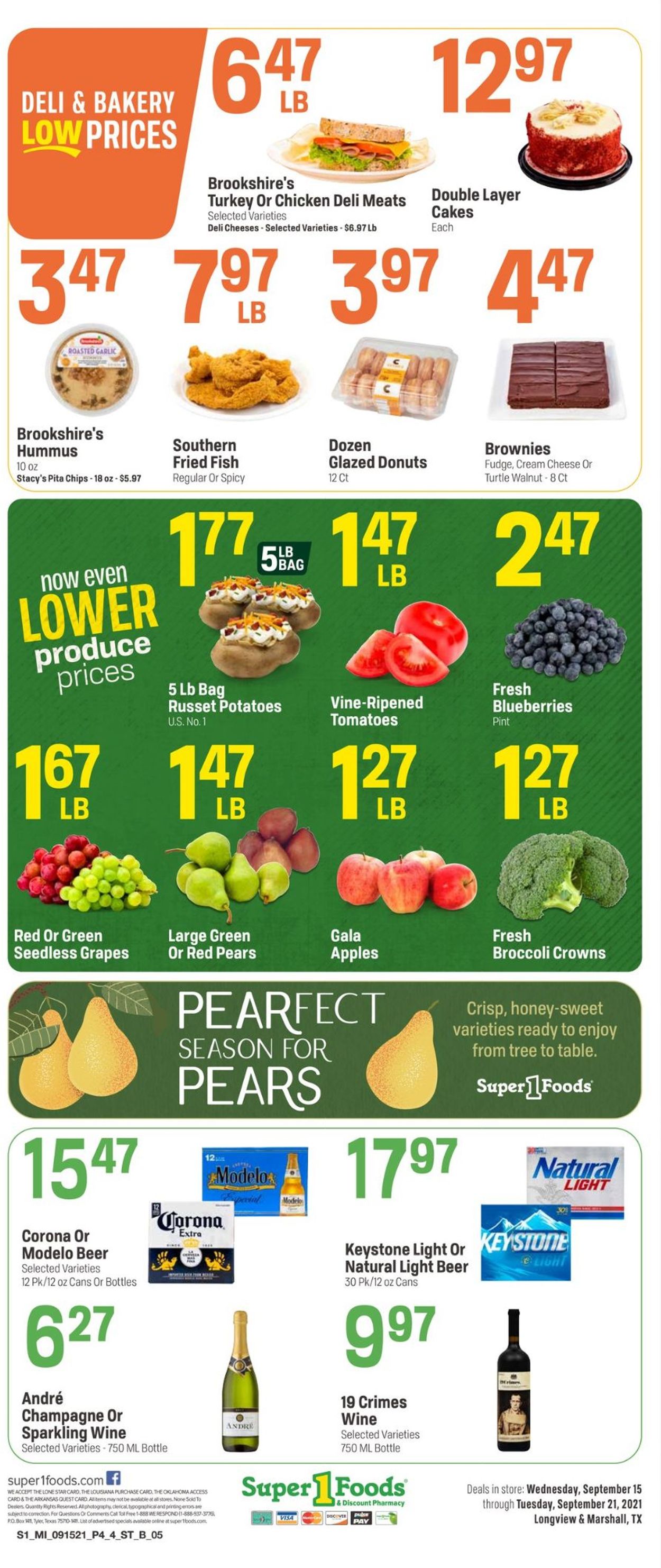 Super 1 Foods Weekly Ad Circular - valid 09/15-09/21/2021 (Page 4)