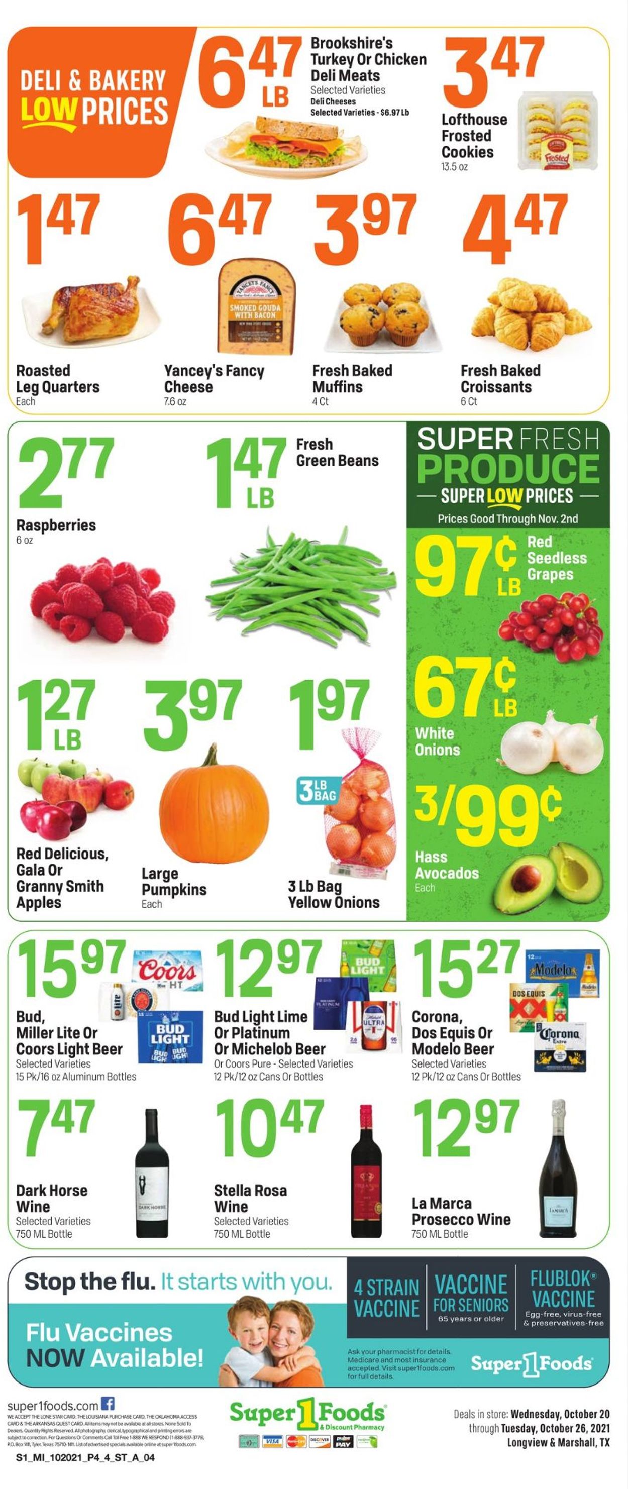 Super 1 Foods Weekly Ad Circular - valid 10/20-10/26/2021 (Page 4)