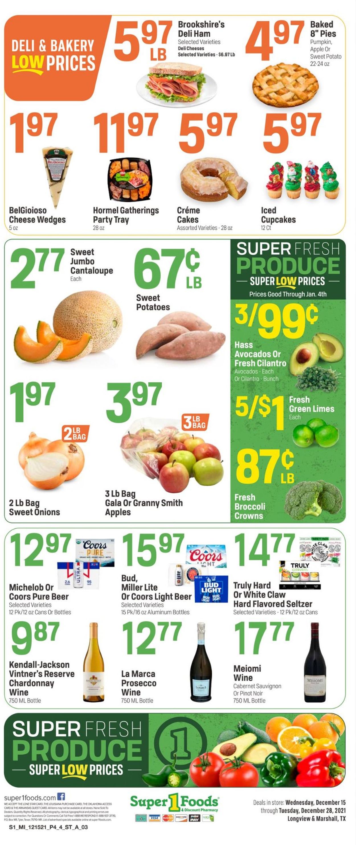 Super 1 Foods Weekly Ad Circular - valid 12/15-12/28/2021 (Page 4)