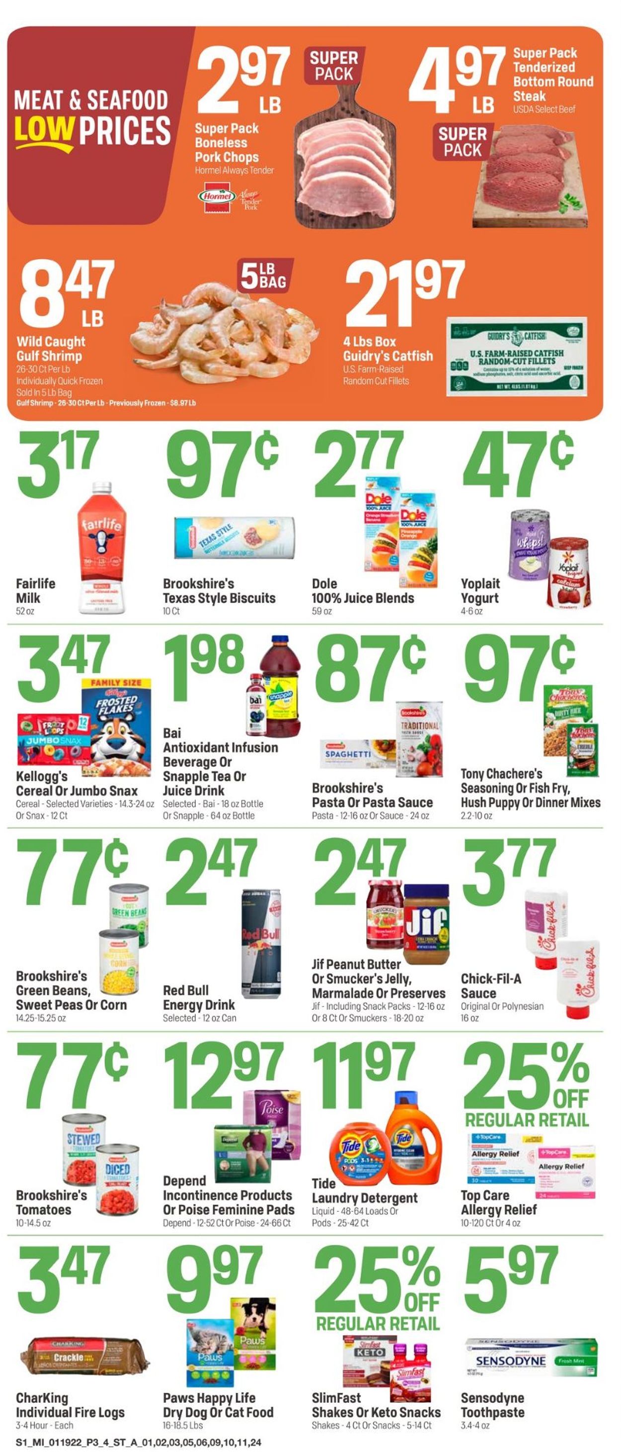 Super 1 Foods Weekly Ad Circular - valid 01/19-01/25/2022 (Page 3)