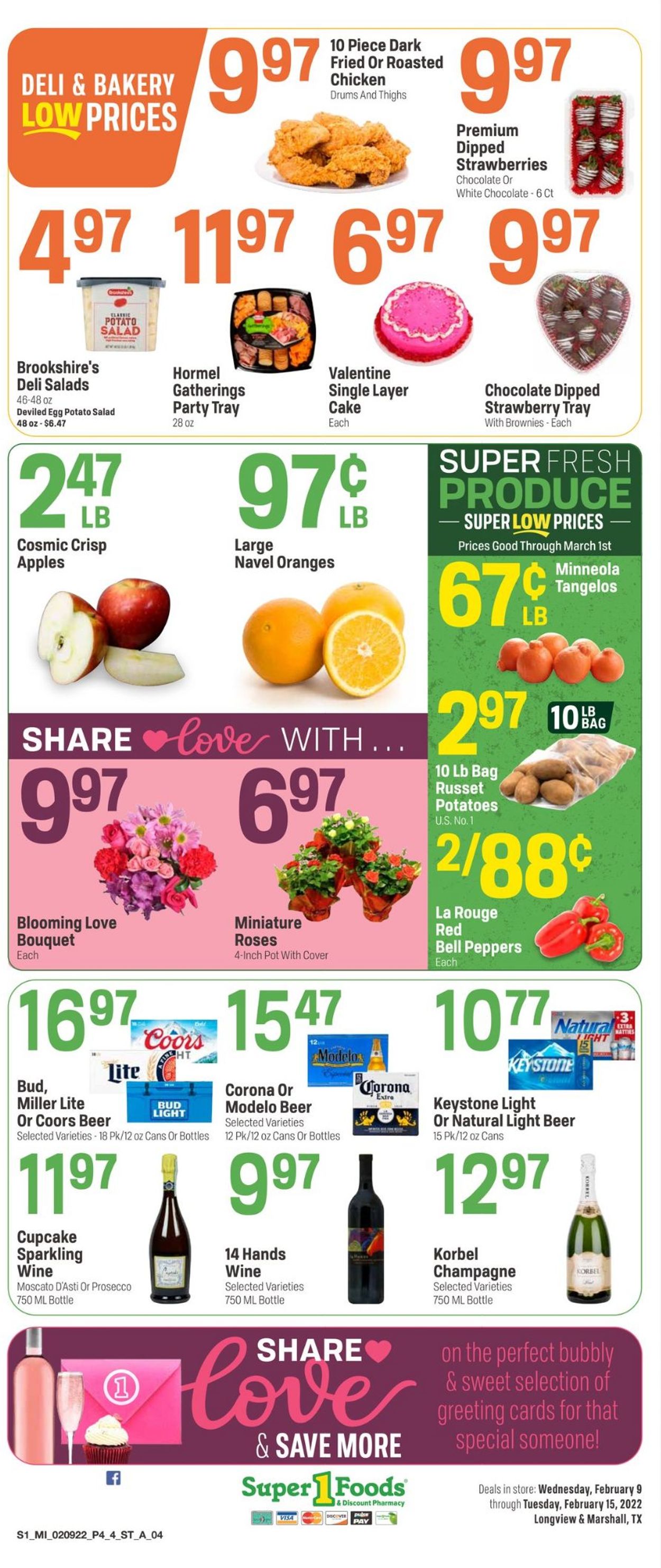 Super 1 Foods Weekly Ad Circular - valid 02/09-02/15/2022 (Page 4)