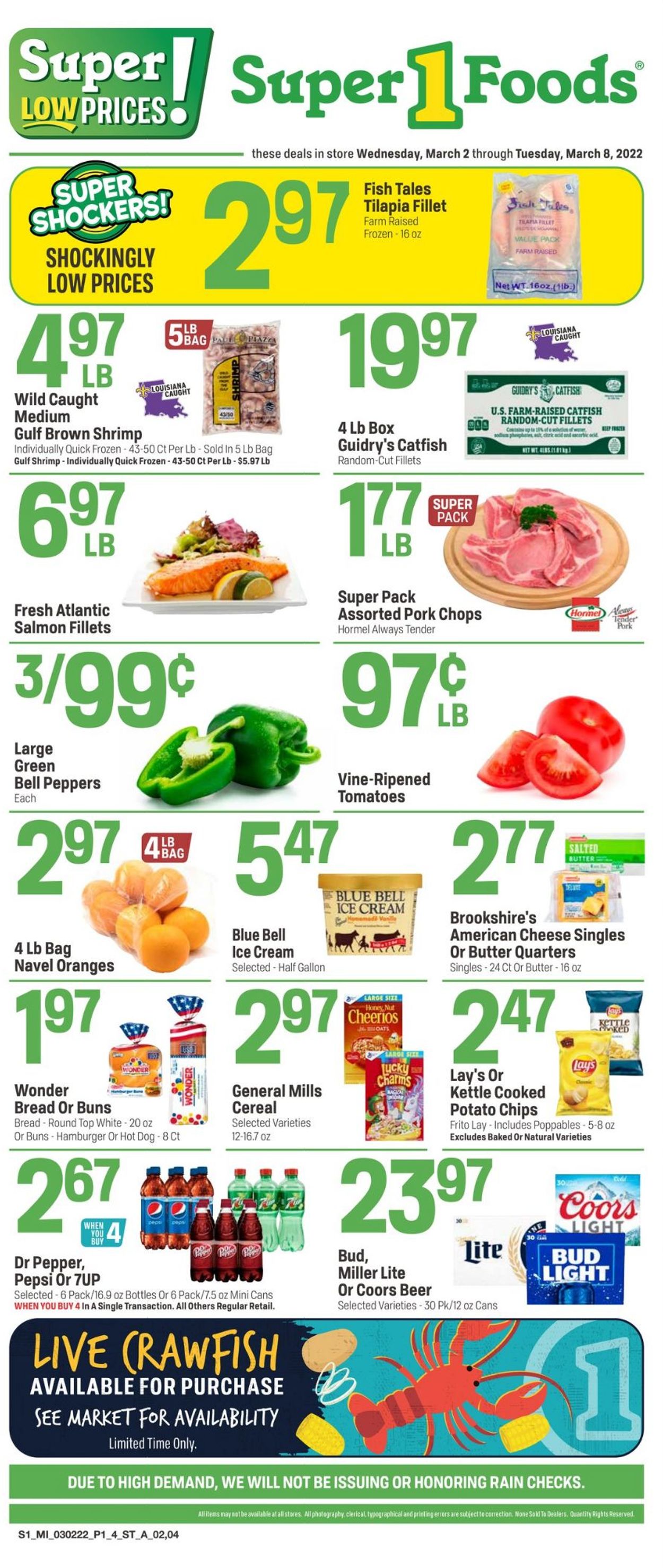 Super 1 Foods Weekly Ad Circular - valid 03/02-03/08/2022