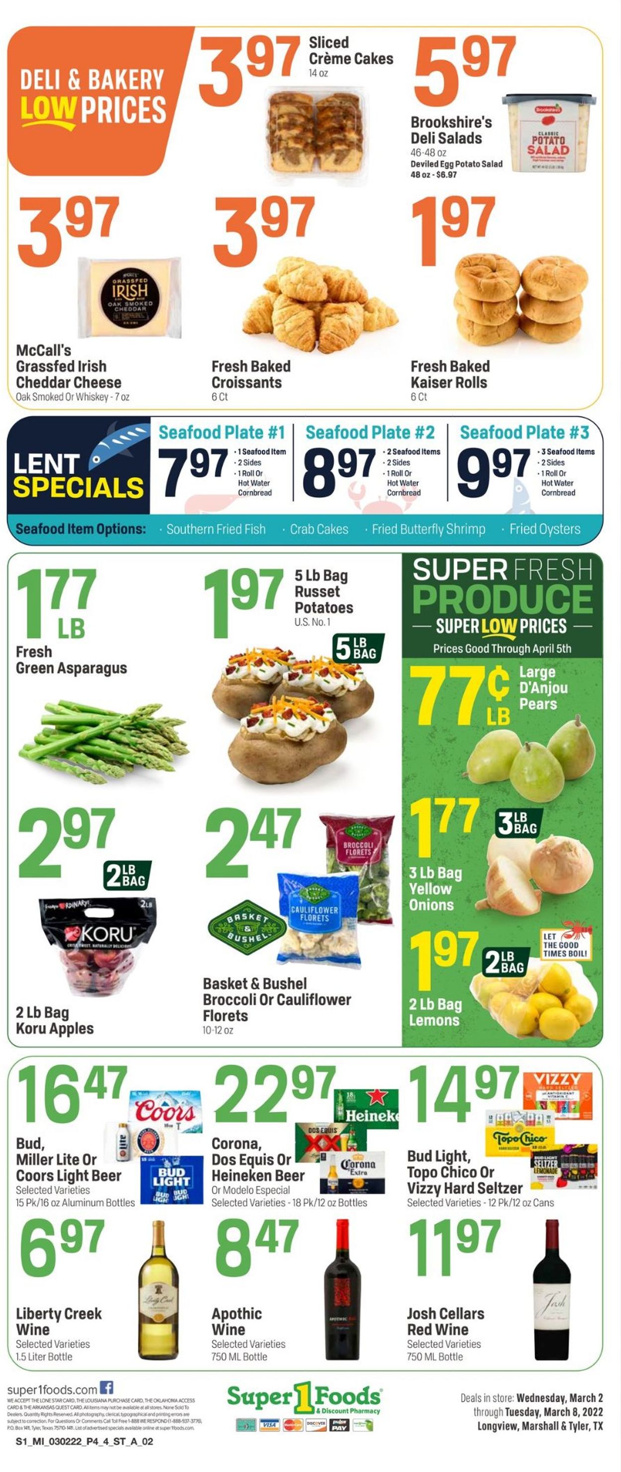 Super 1 Foods Weekly Ad Circular - valid 03/02-03/08/2022 (Page 4)