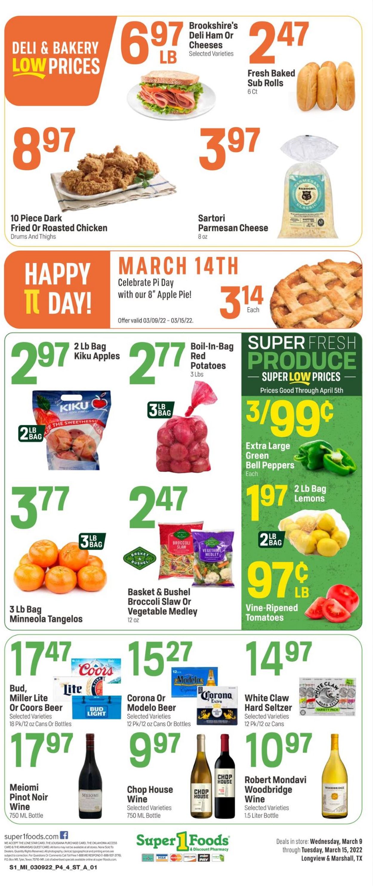 Super 1 Foods Weekly Ad Circular - valid 03/09-03/15/2022 (Page 4)