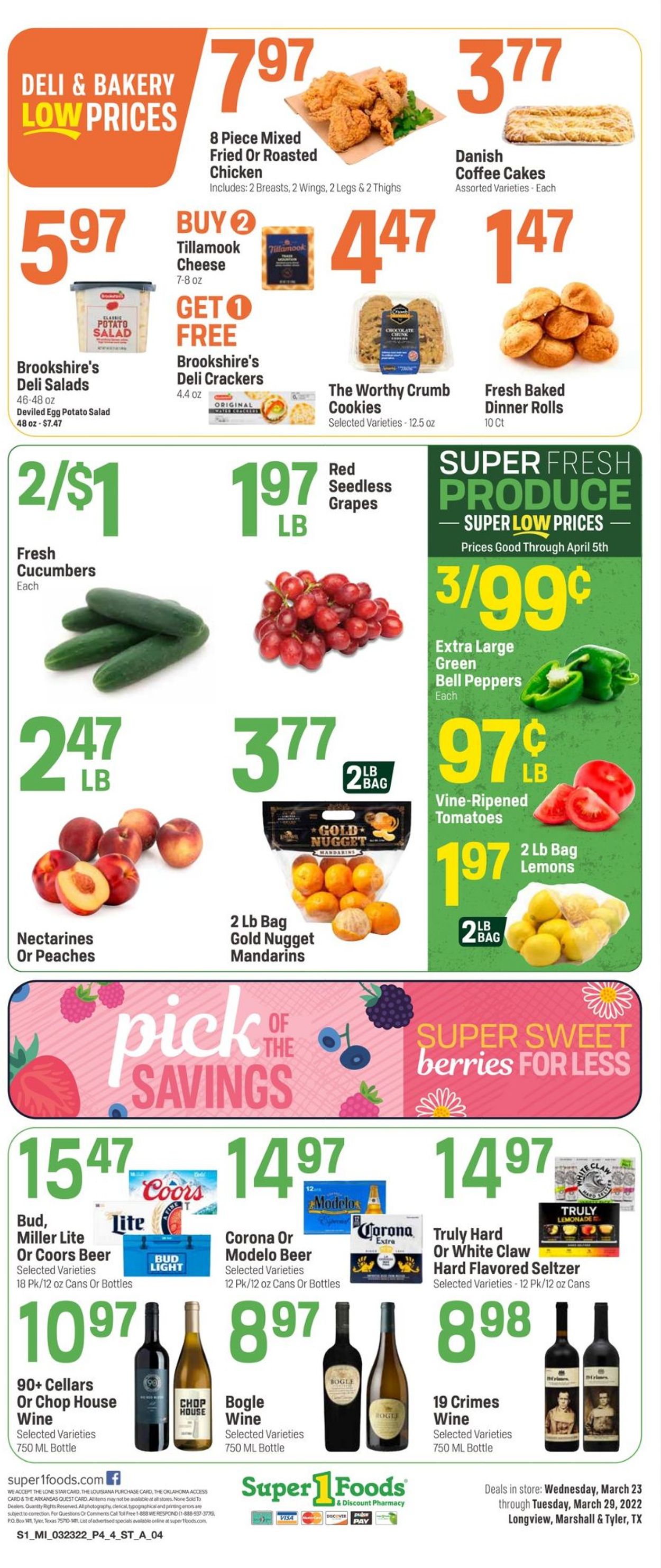 Super 1 Foods Weekly Ad Circular - valid 03/23-03/29/2022 (Page 4)