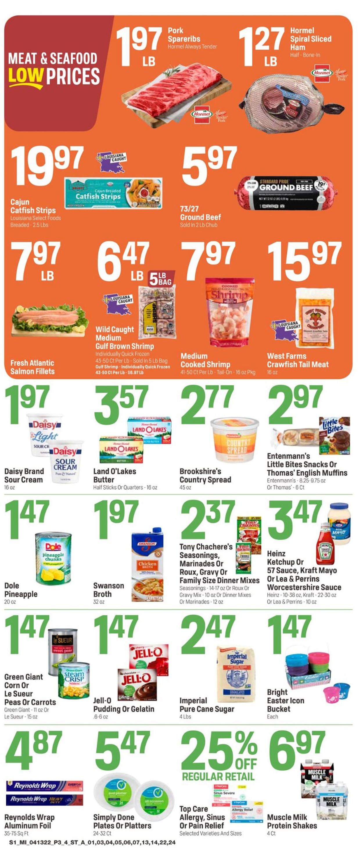 Super 1 Foods EASTER 2022 Weekly Ad Circular - valid 04/13-04/19/2022 (Page 3)