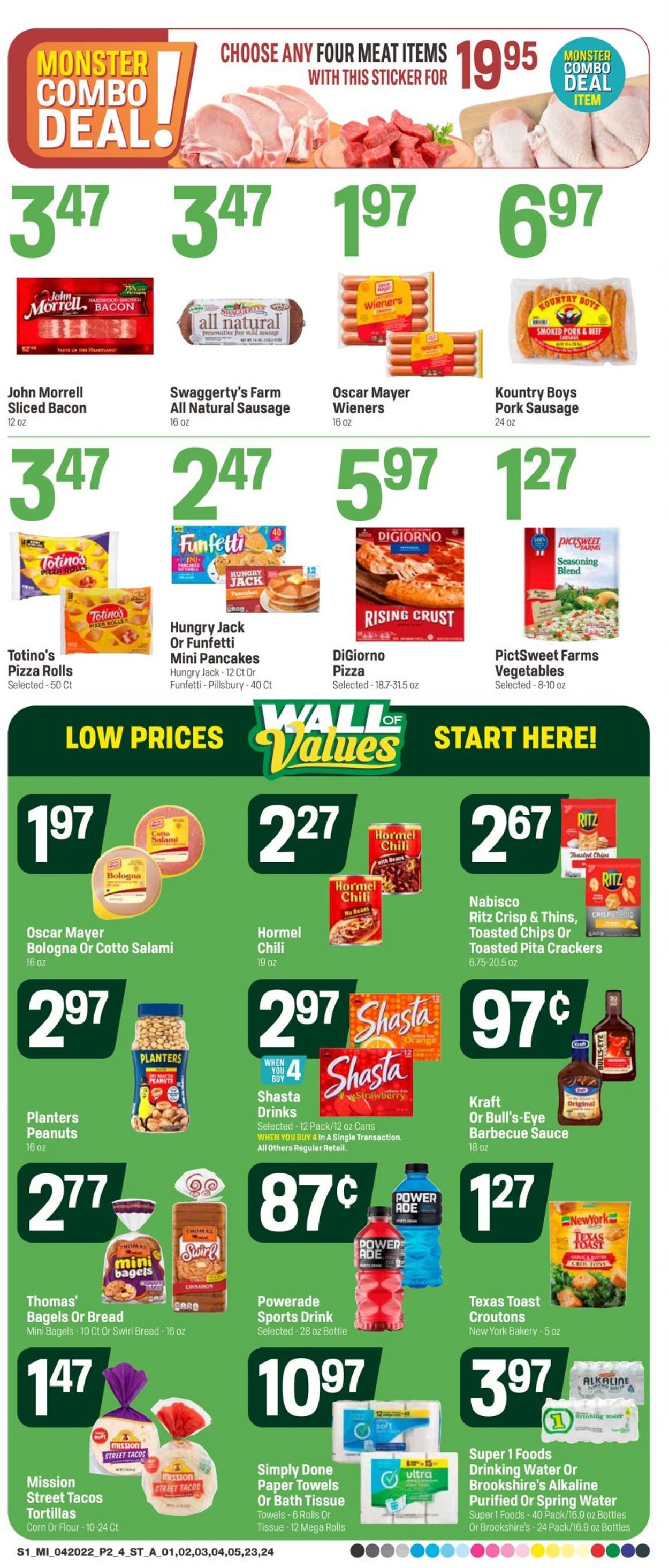 Super 1 Foods Weekly Ad Circular - valid 04/20-04/26/2022 (Page 2)