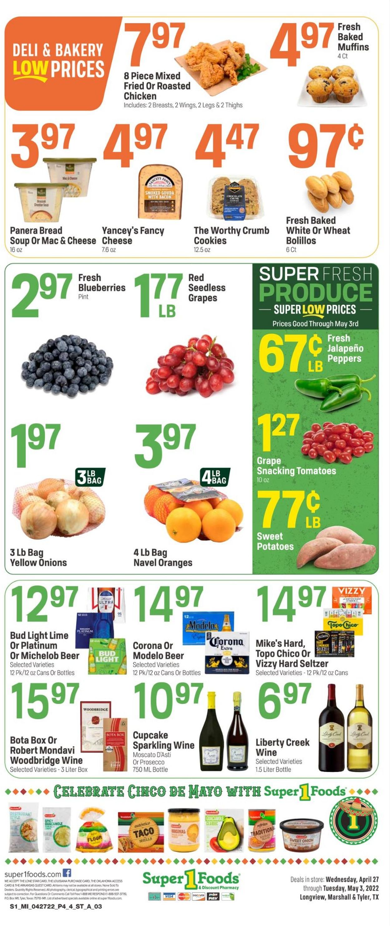 Super 1 Foods Weekly Ad Circular - valid 04/27-05/03/2022 (Page 4)