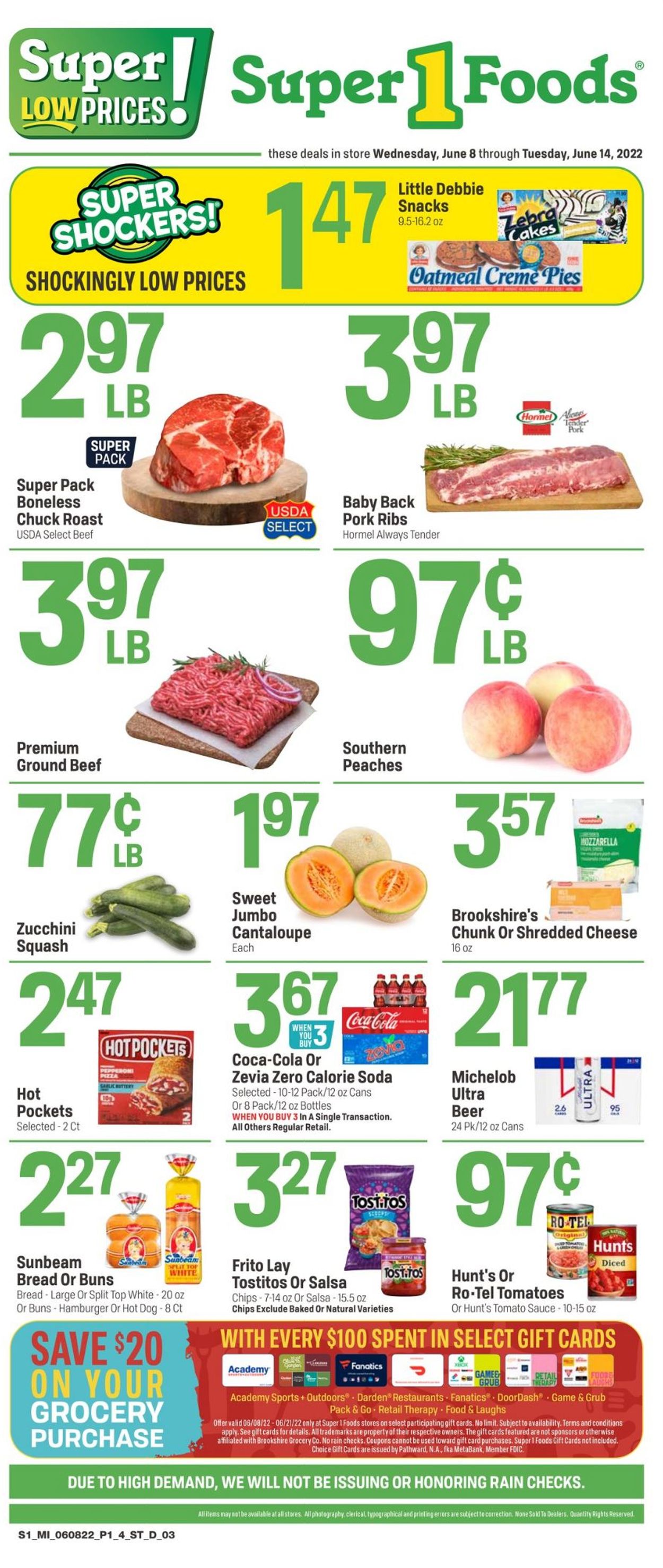 Super 1 Foods Weekly Ad Circular - valid 06/08-06/14/2022