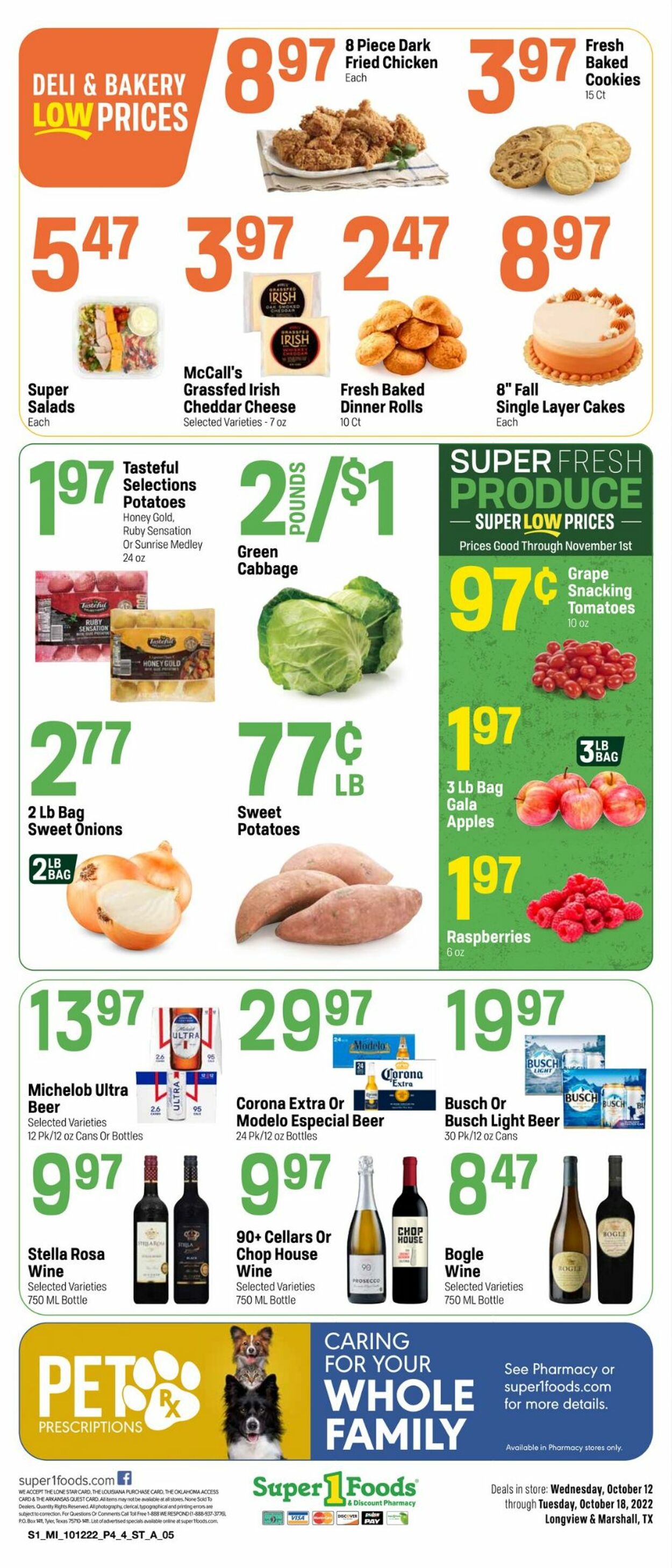 Super 1 Foods Weekly Ad Circular - valid 10/12-10/18/2022 (Page 4)