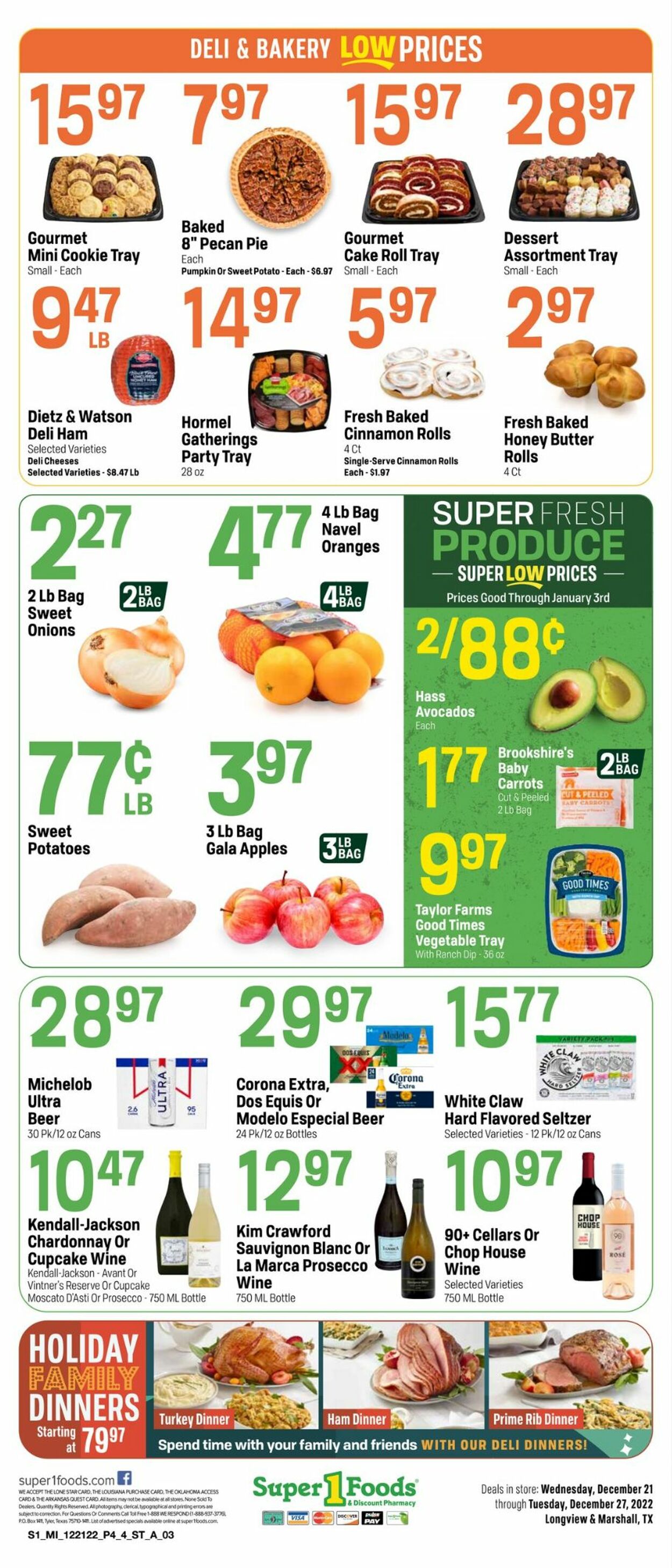 Super 1 Foods Weekly Ad Circular - valid 12/21-12/27/2022 (Page 4)