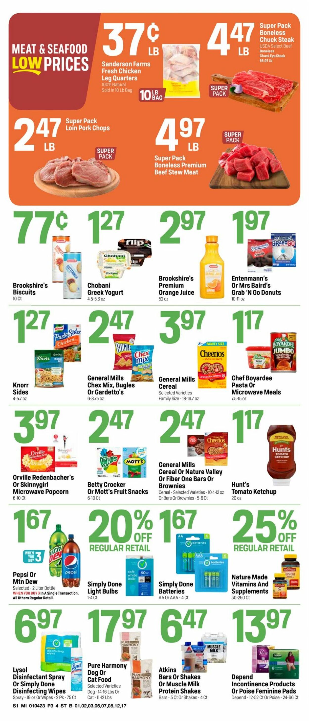 Super 1 Foods Weekly Ad Circular - valid 01/04-01/10/2023 (Page 3)