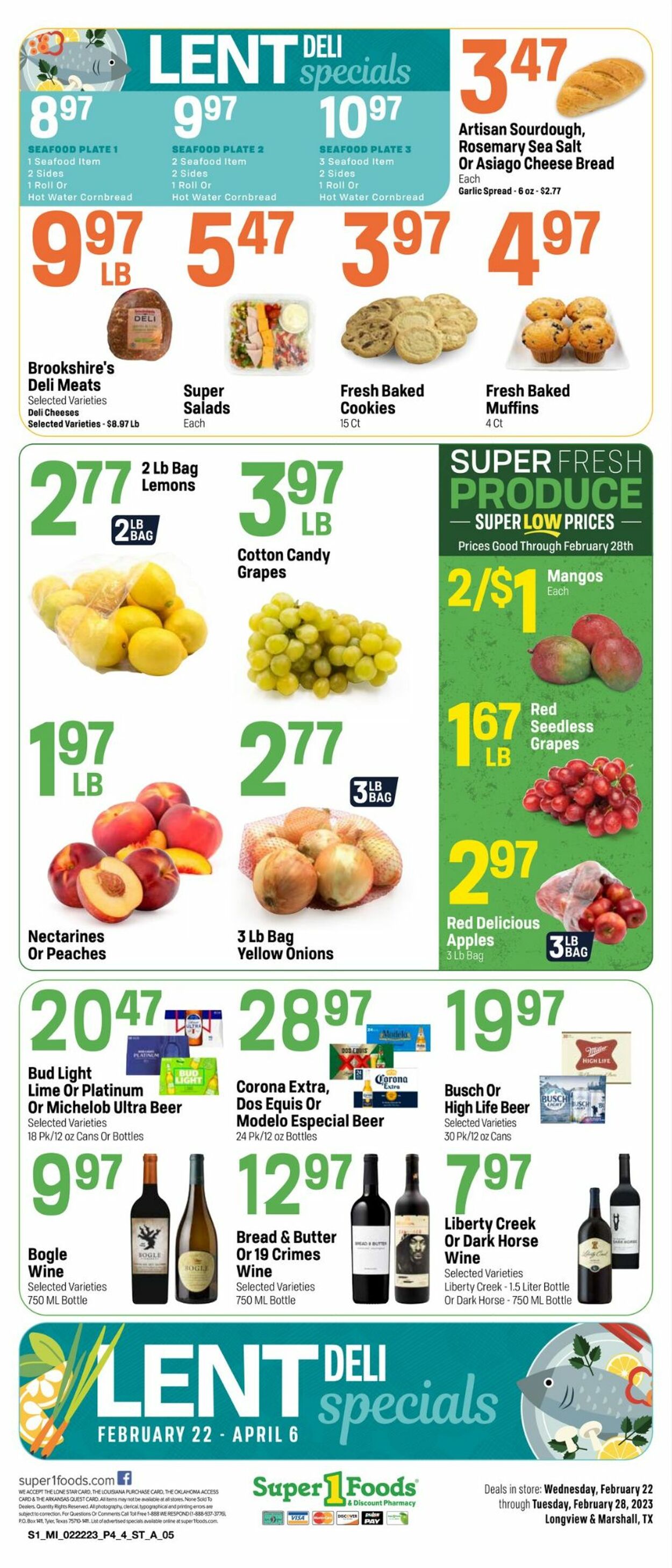 Super 1 Foods Weekly Ad Circular - valid 02/22-02/28/2023 (Page 4)