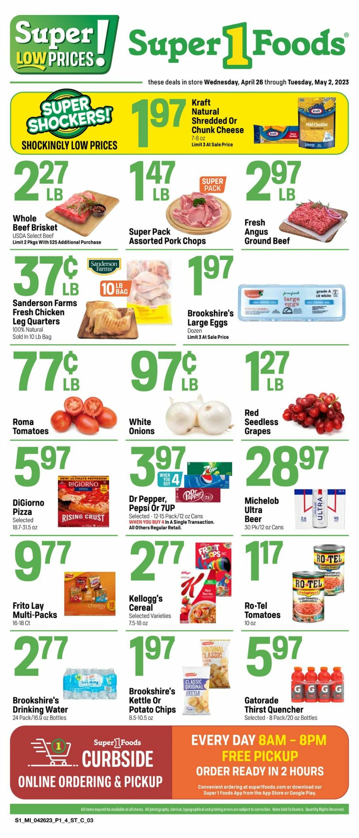 Super 1 Foods Weekly Ad Circular - valid 04/26-05/02/2023