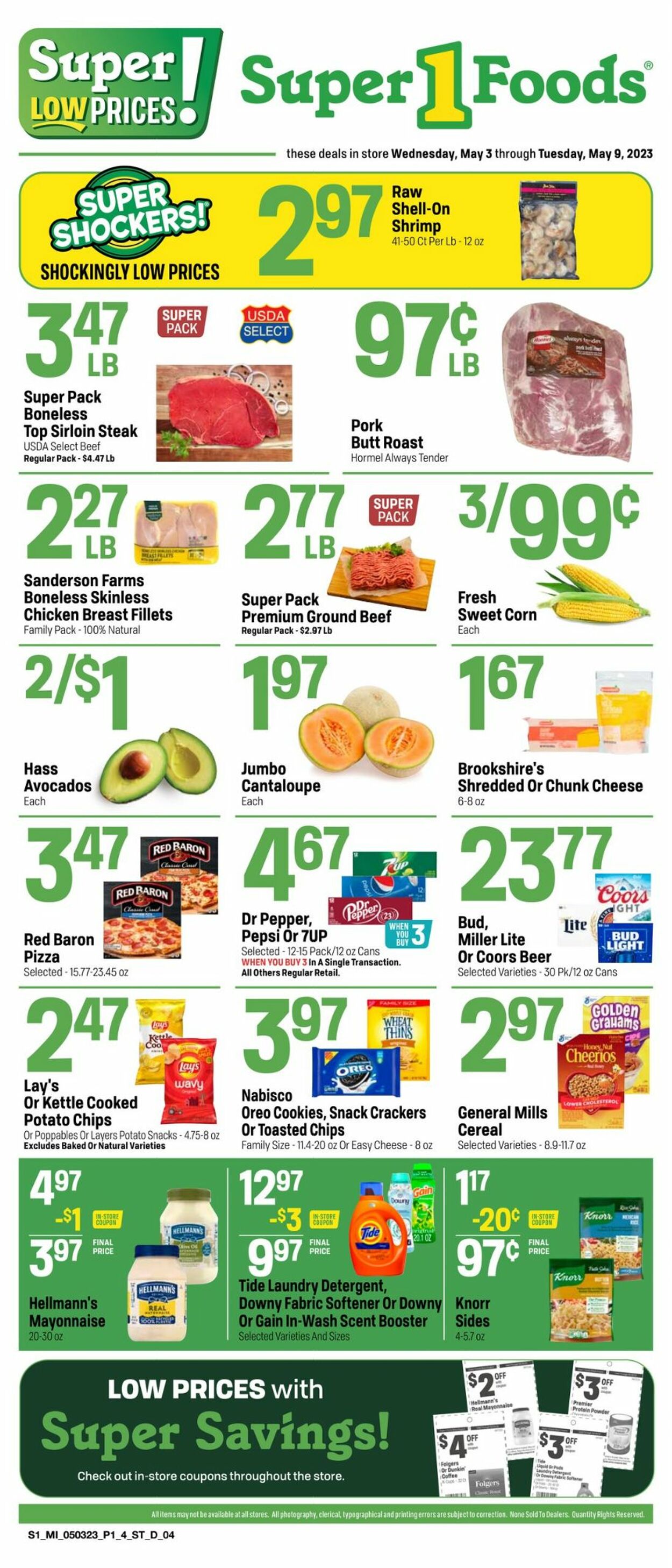 Super 1 Foods Weekly Ad Circular - valid 05/03-05/09/2023
