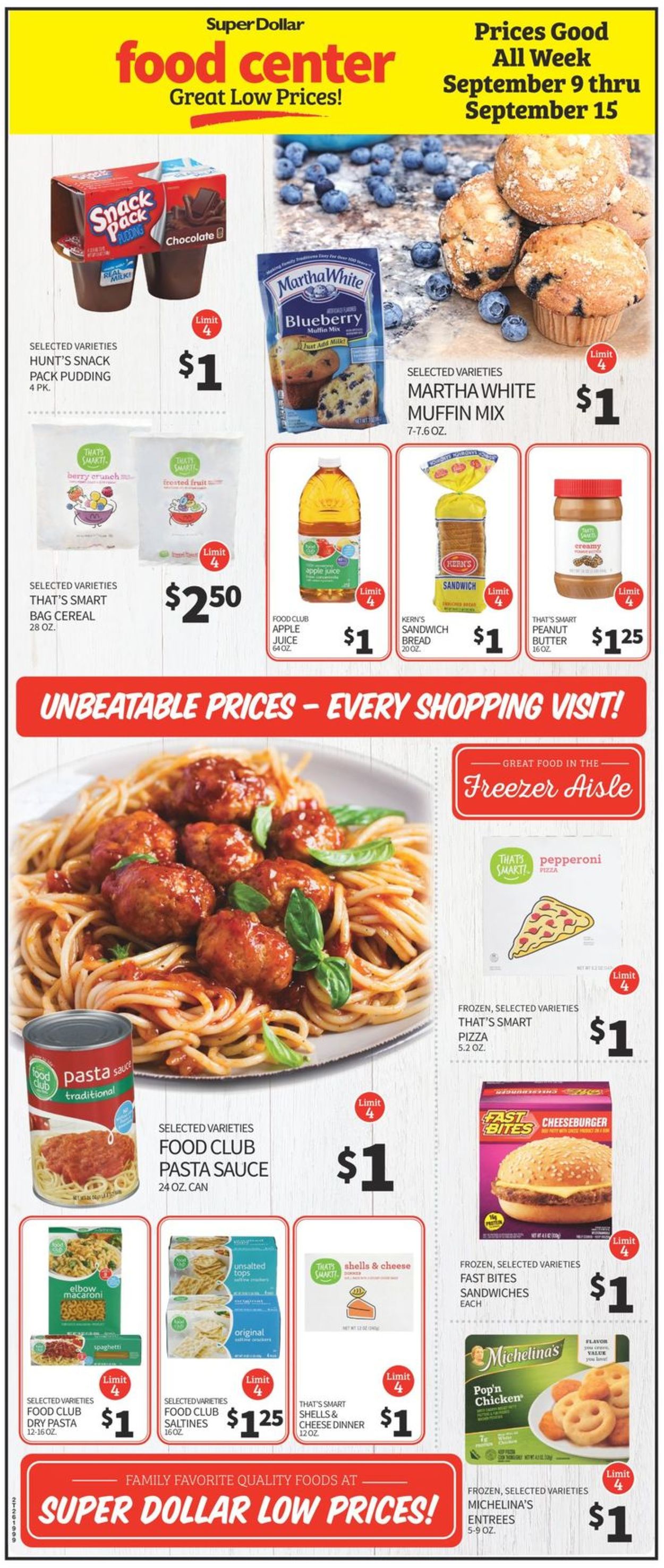 Super Dollar Food Center Weekly Ad Circular - valid 09/09-09/15/2020 (Page 2)