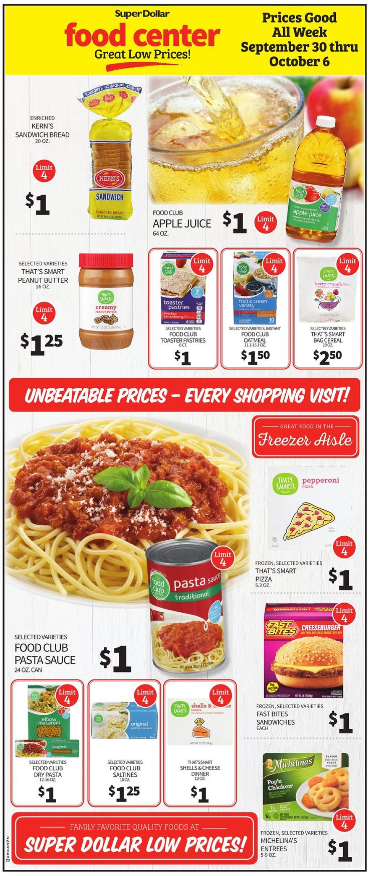Super Dollar Food Center Weekly Ad Circular - valid 09/30-10/06/2020 (Page 2)
