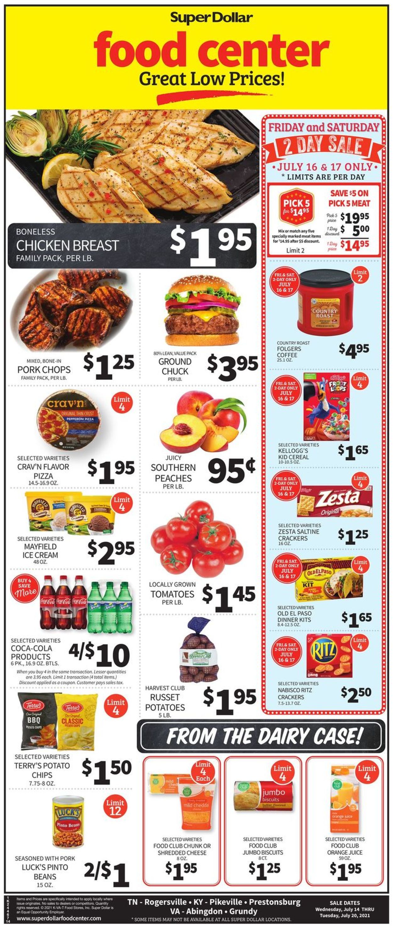 Super Dollar Food Center Weekly Ad Circular - valid 07/14-07/20/2021