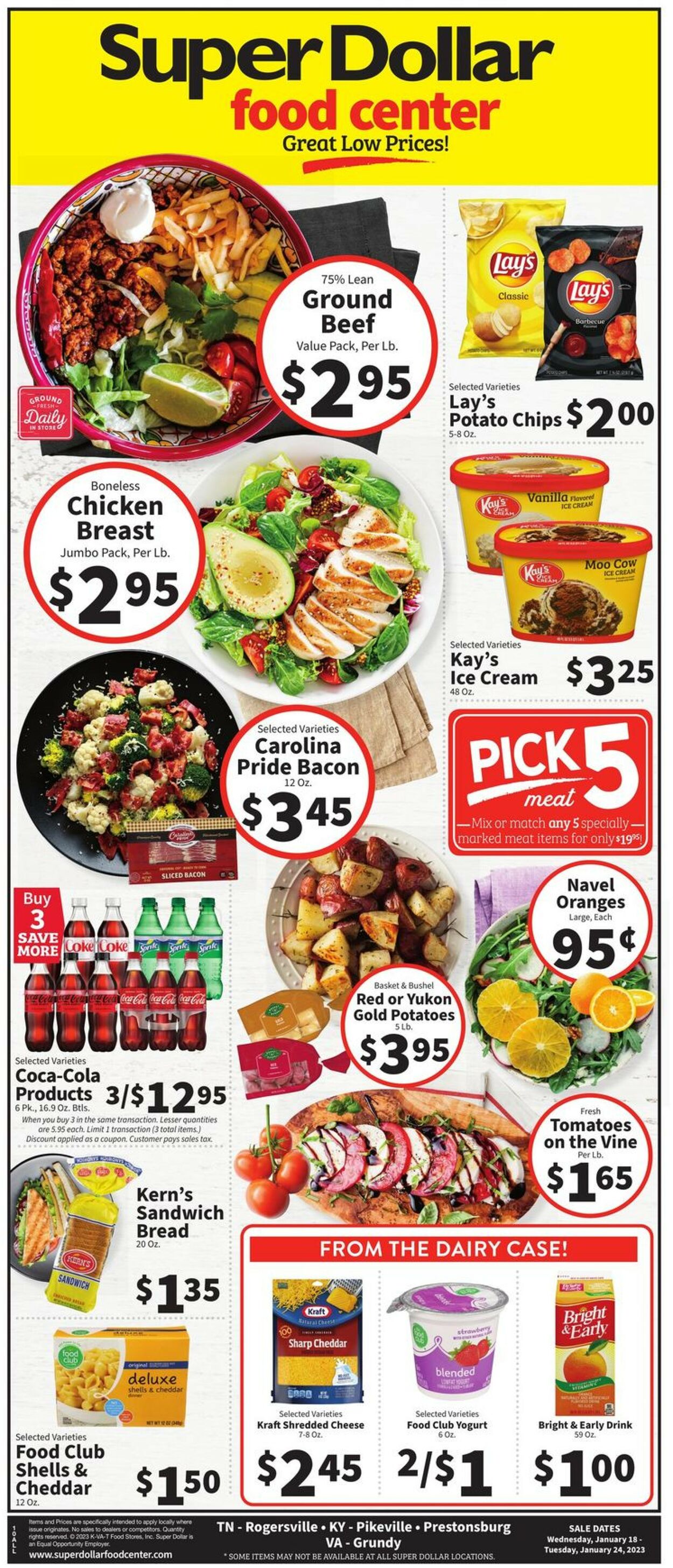 Super Dollar Food Center Weekly Ad Circular - valid 01/18-01/24/2023