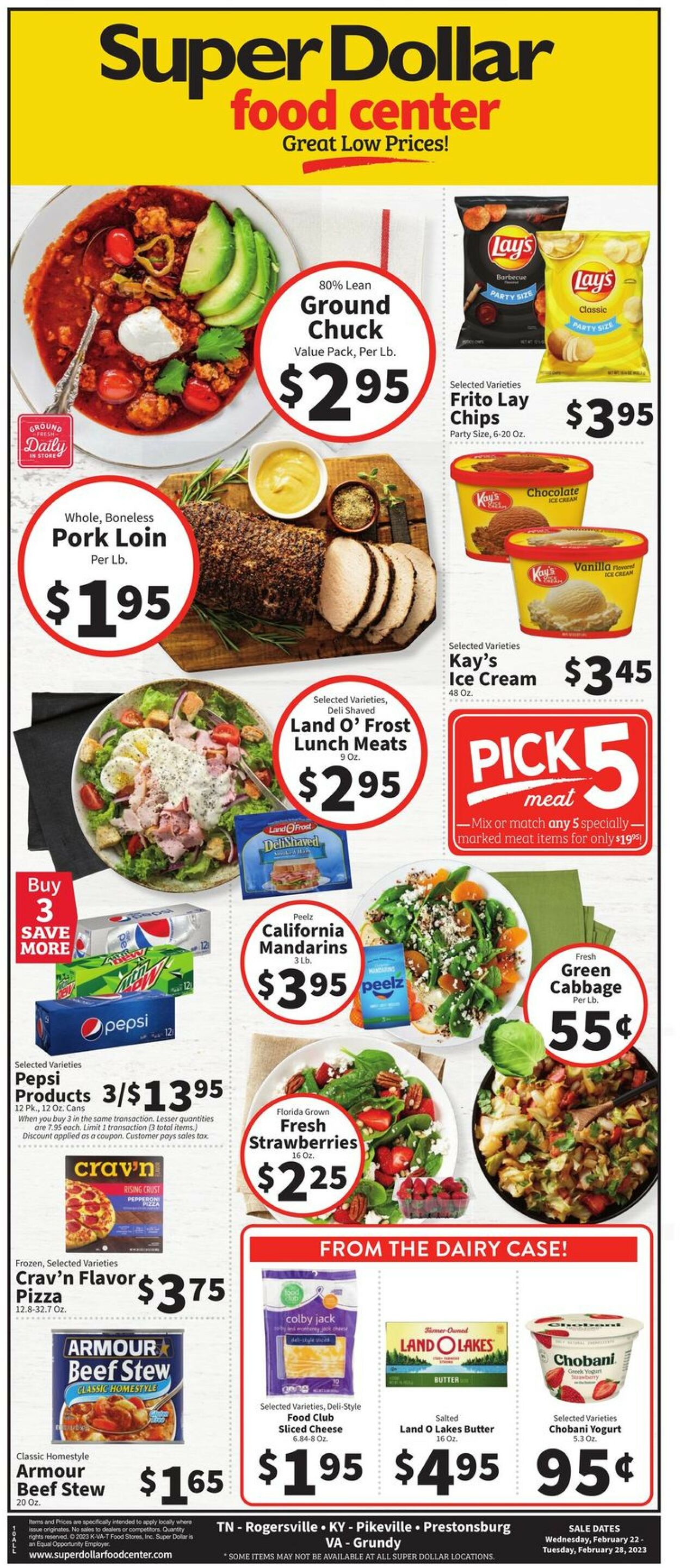 Super Dollar Food Center Weekly Ad Circular - valid 02/22-02/28/2023
