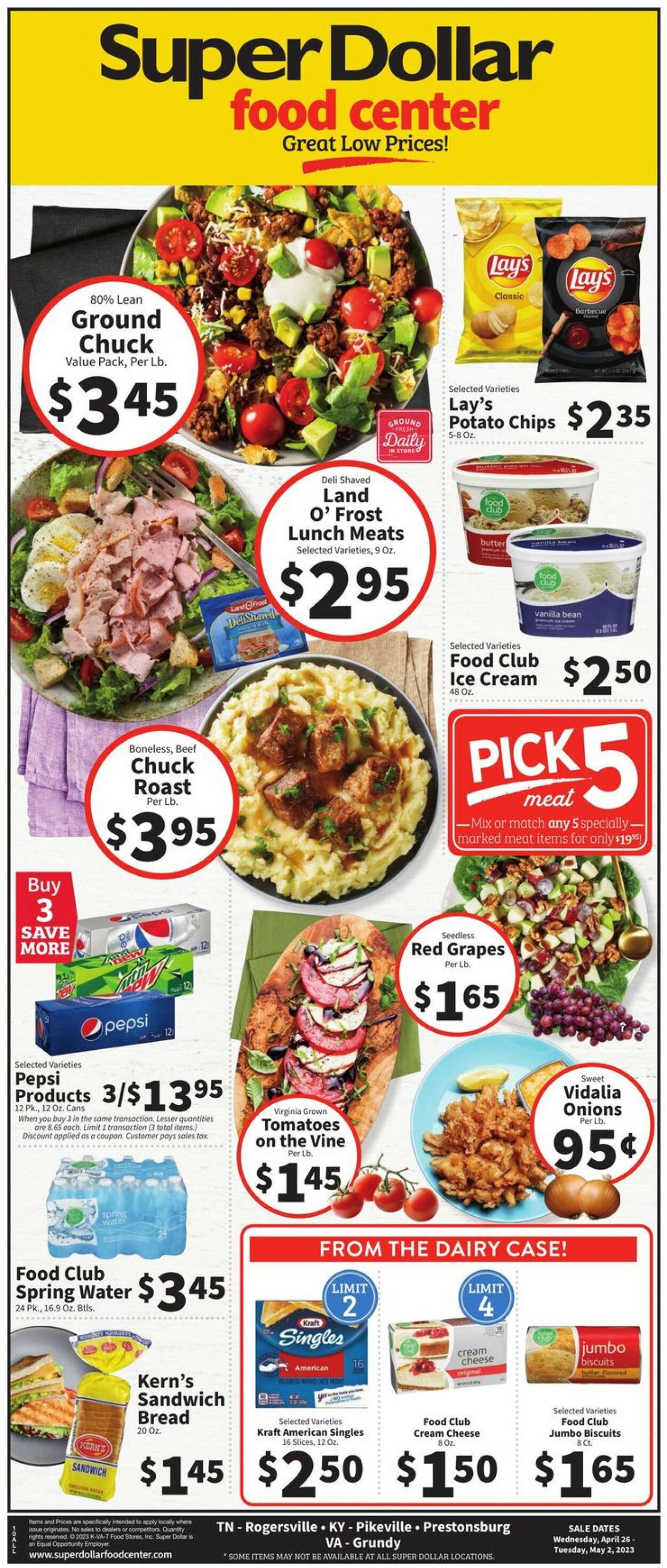 Super Dollar Food Center Weekly Ad Circular - valid 04/26-05/02/2023