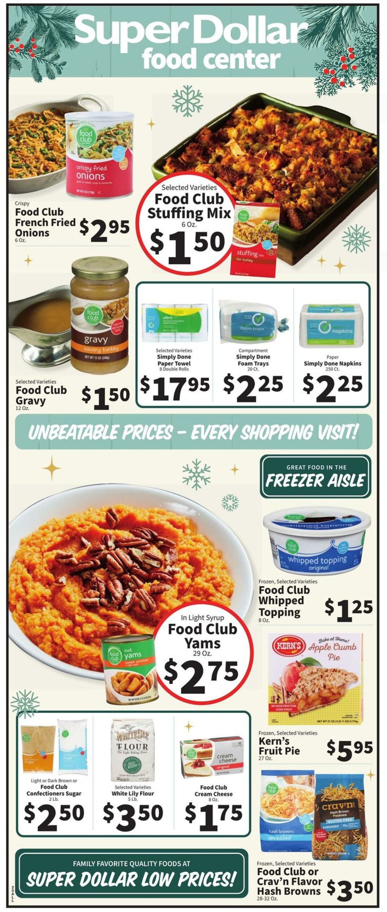 Super Dollar Food Center Weekly Ad Circular - valid 12/20-12/26/2023 (Page 2)