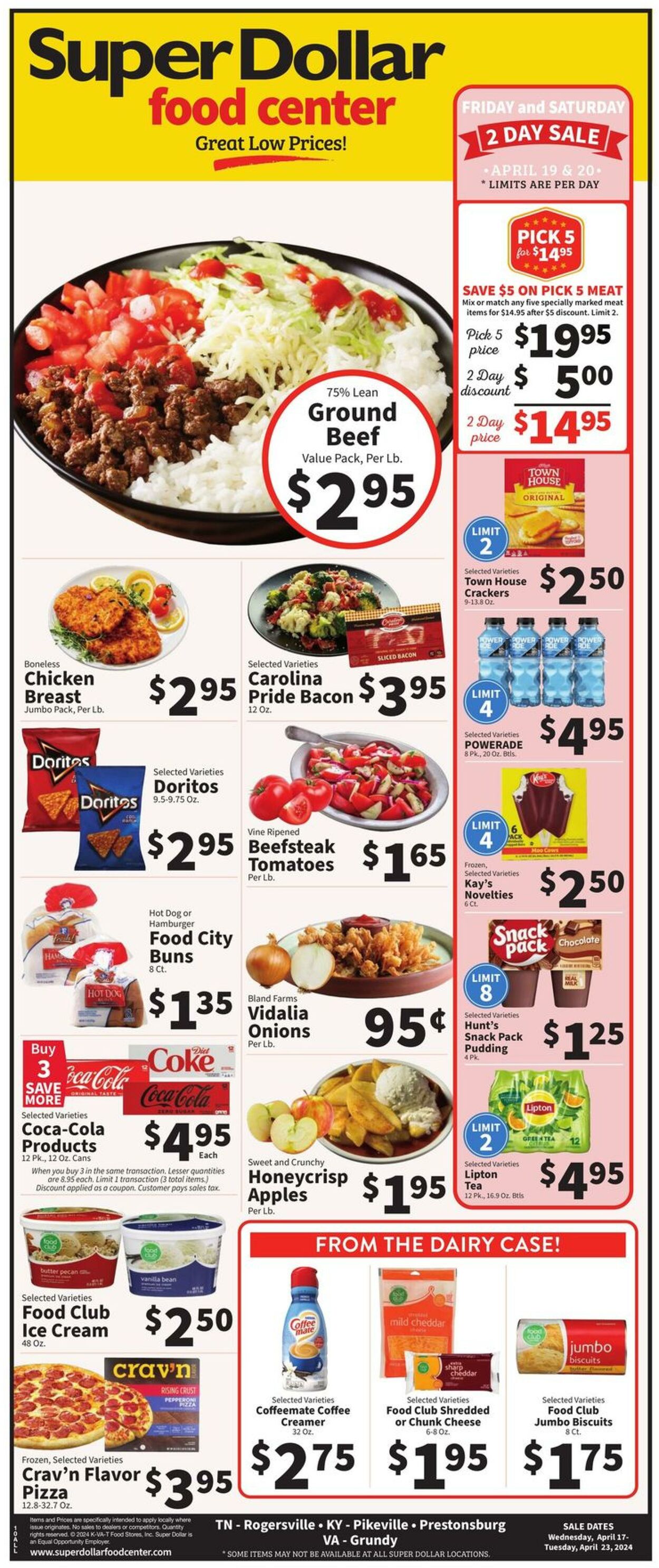 Super Dollar Food Center Weekly Ad Circular - valid 04/17-04/23/2024