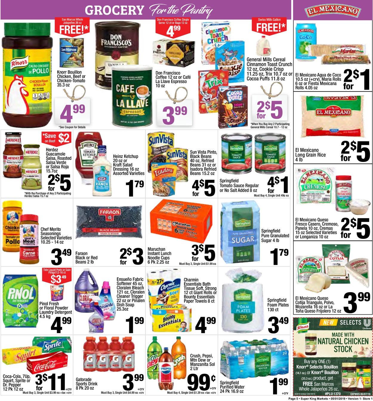 Super King Market Weekly Ad Circular - valid 05/01-05/07/2019 (Page 5)