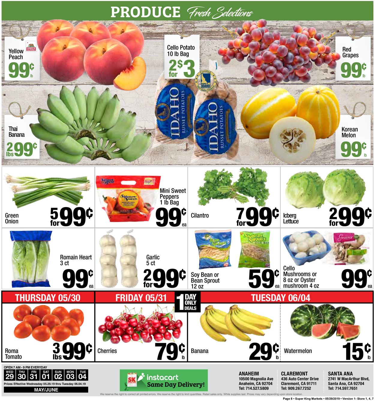 Super King Market Weekly Ad Circular - valid 05/29-06/04/2019 (Page 8)
