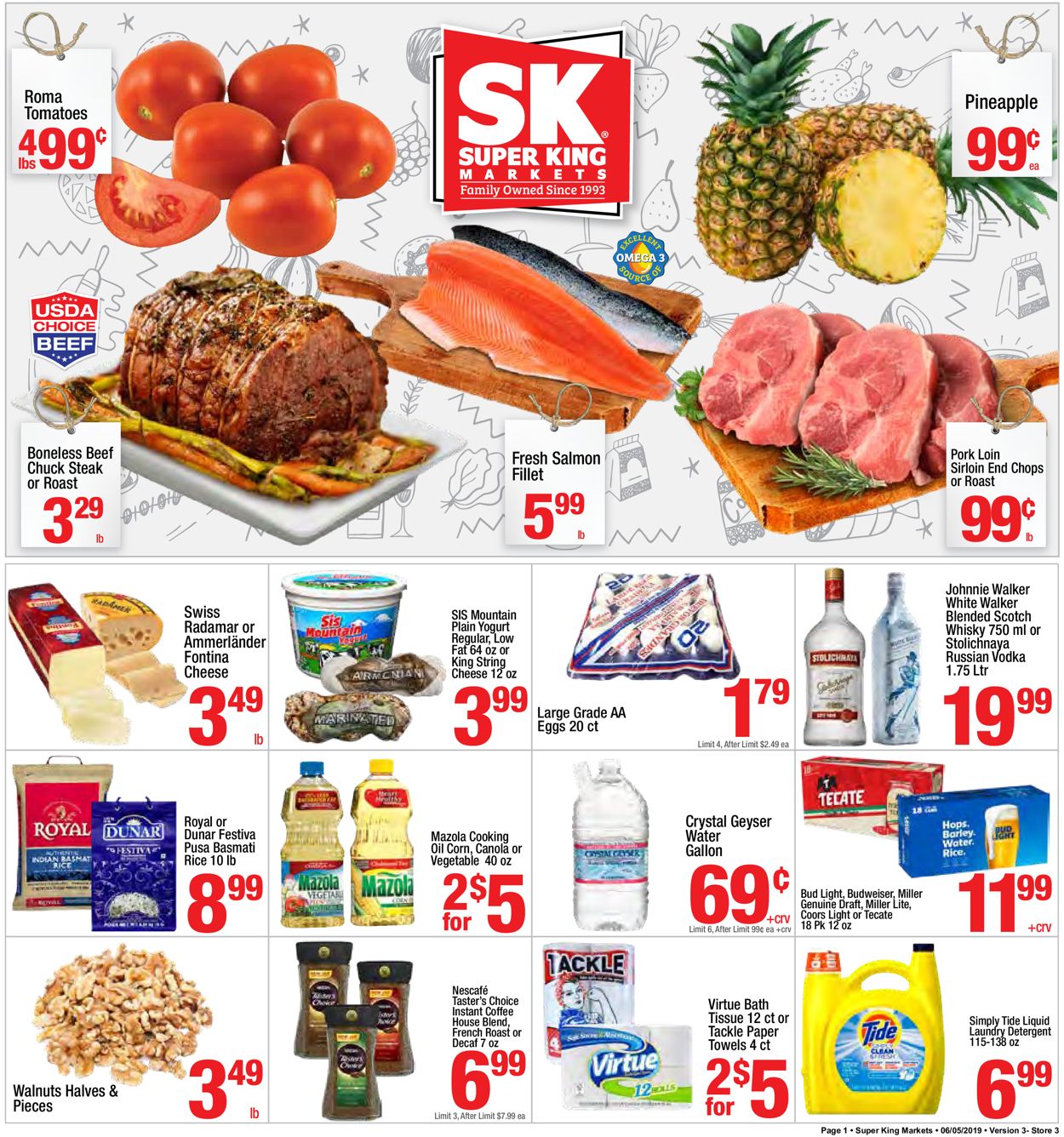 Super King Market Weekly Ad Circular - valid 06/05-06/11/2019