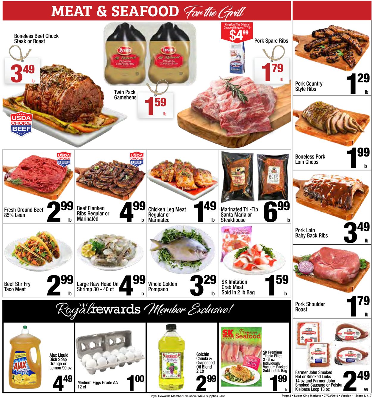 Super King Market Weekly Ad Circular - valid 07/03-07/09/2019 (Page 2)