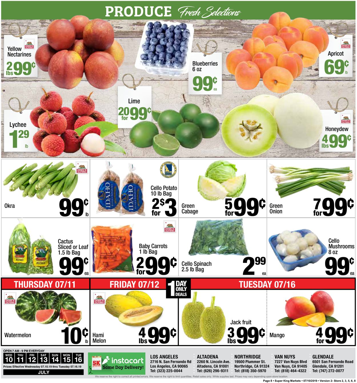 Super King Market Weekly Ad Circular - valid 07/10-07/16/2019 (Page 8)