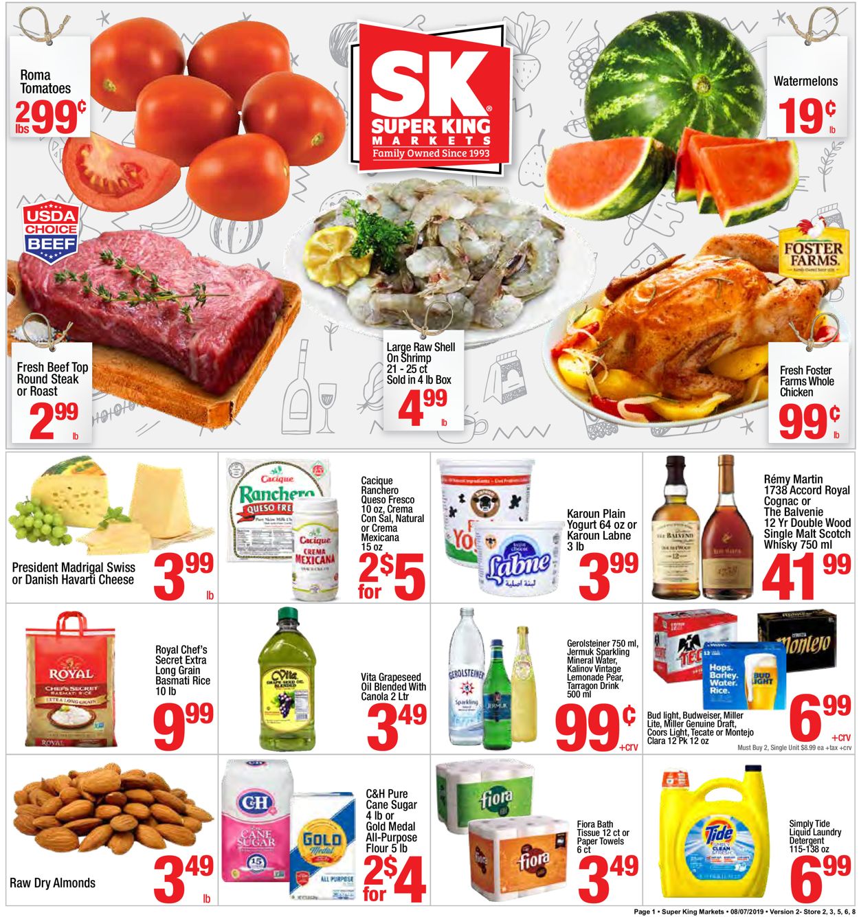 Super King Market Weekly Ad Circular - valid 08/07-08/13/2019