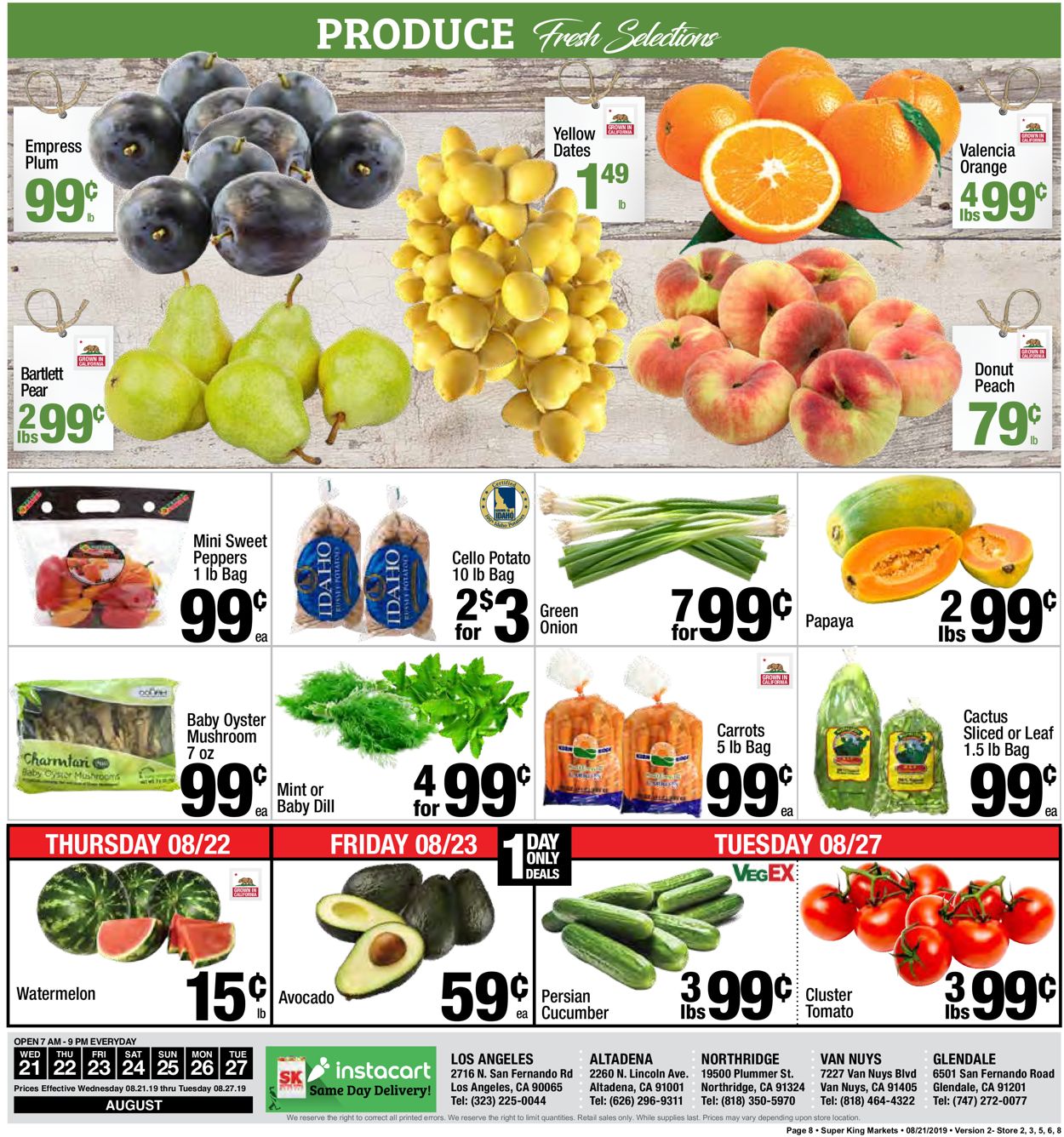 Super King Market Weekly Ad Circular - valid 08/21-08/27/2019 (Page 8)