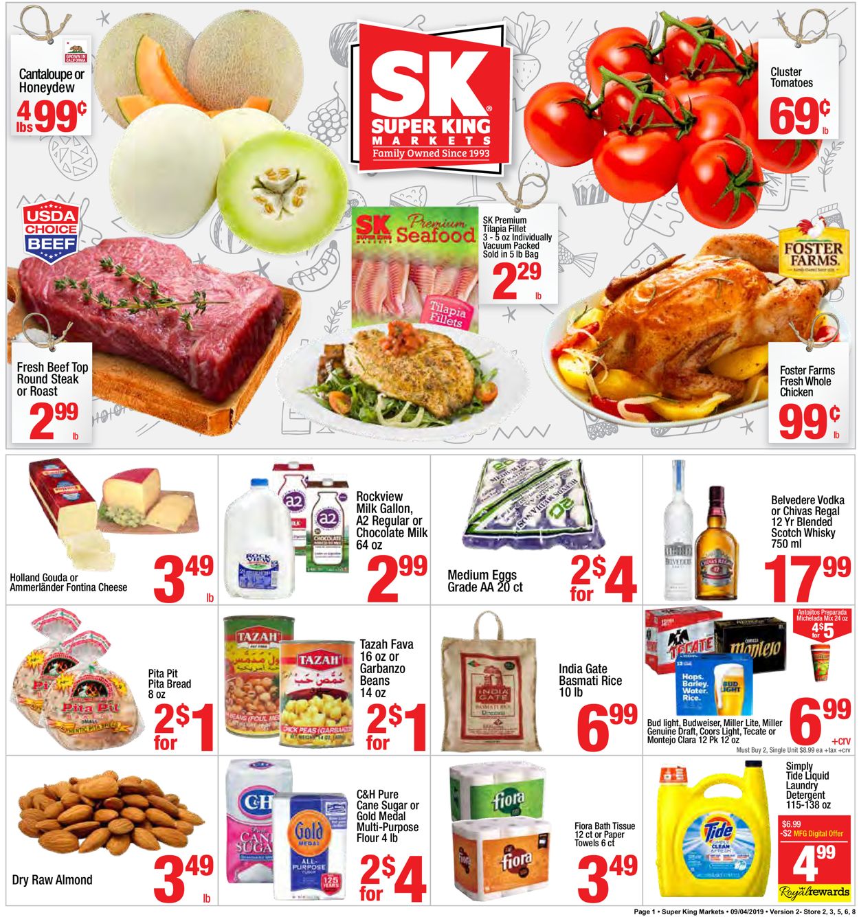 Super King Market Weekly Ad Circular - valid 09/04-09/10/2019
