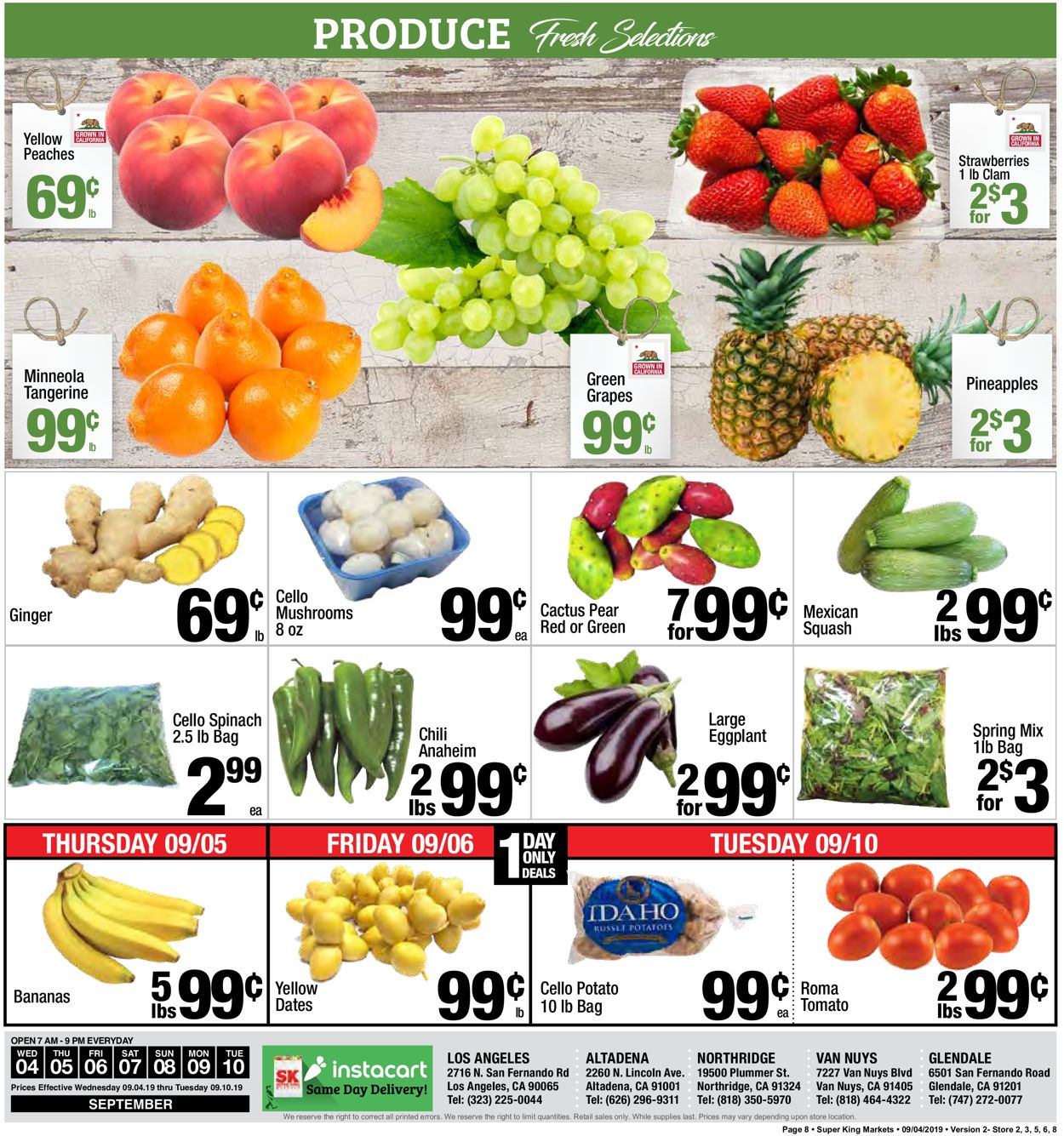 Super King Market Weekly Ad Circular - valid 09/04-09/10/2019 (Page 8)