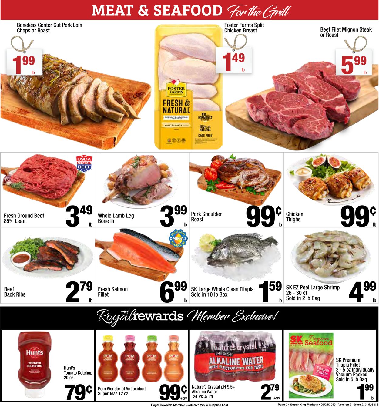 Super King Market Weekly Ad Circular - valid 09/25-10/01/2019 (Page 2)