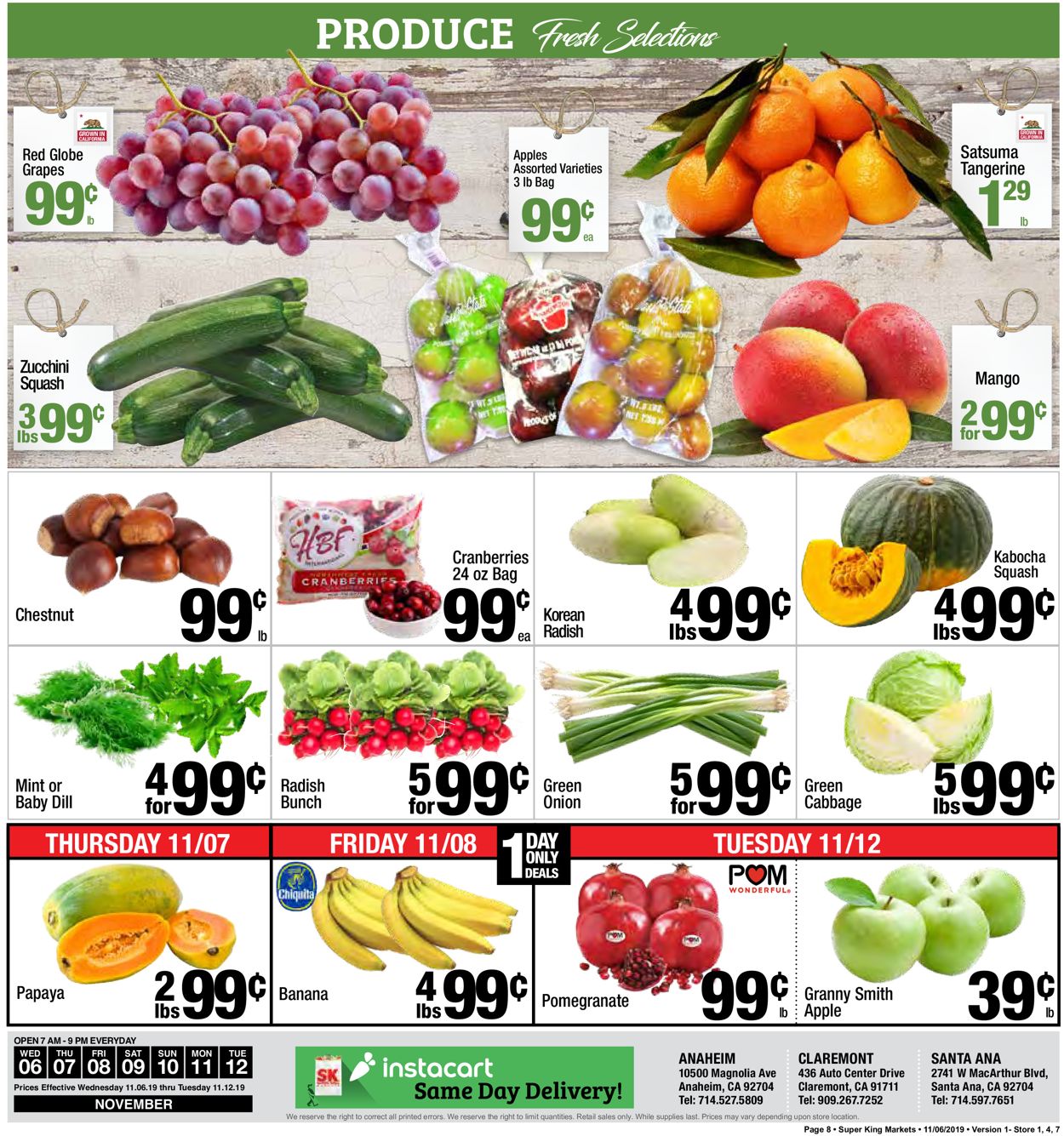 Super King Market Weekly Ad Circular - valid 11/06-11/12/2019 (Page 8)
