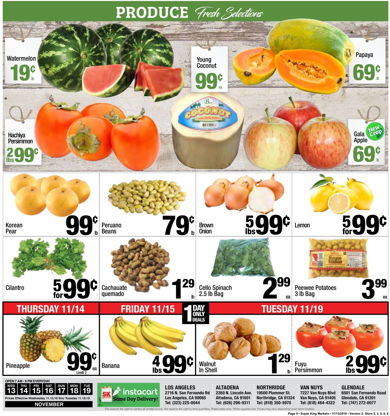 Super King Market Weekly Ad Circular - valid 11/13-11/19/2019 (Page 8)