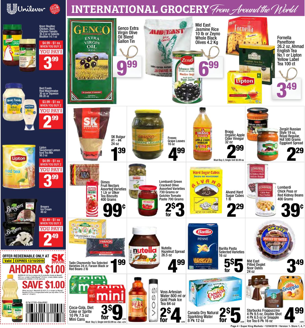 Super King Market Weekly Ad Circular - valid 12/04-12/10/2019 (Page 4)