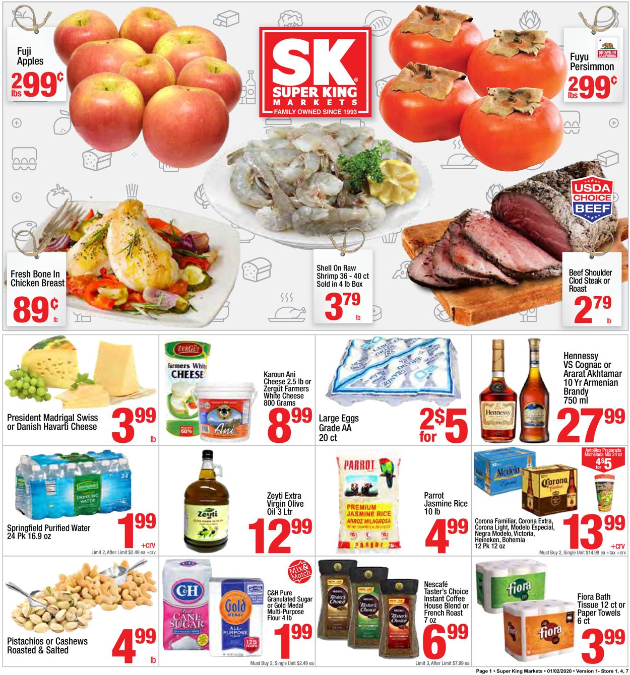 Super King Market Weekly Ad Circular - valid 01/02-01/02/2020