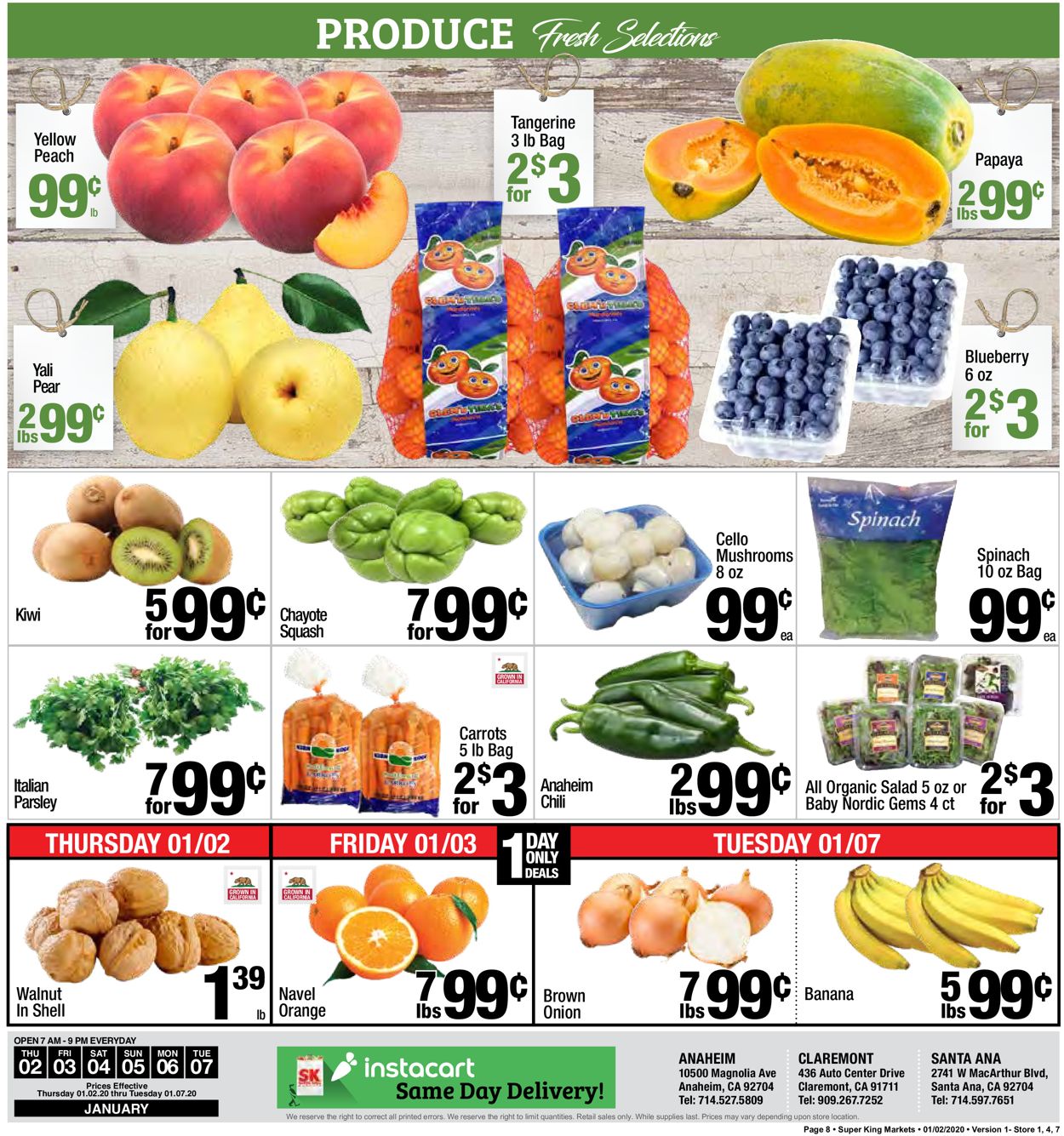 Super King Market Weekly Ad Circular - valid 01/02-01/02/2020 (Page 8)