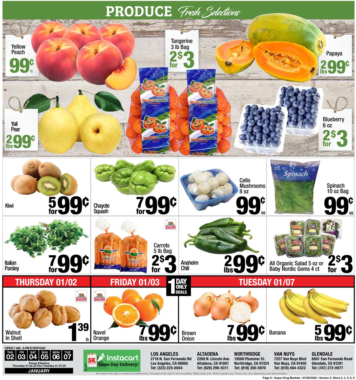 Super King Market Weekly Ad Circular - valid 01/02-01/07/2020 (Page 8)