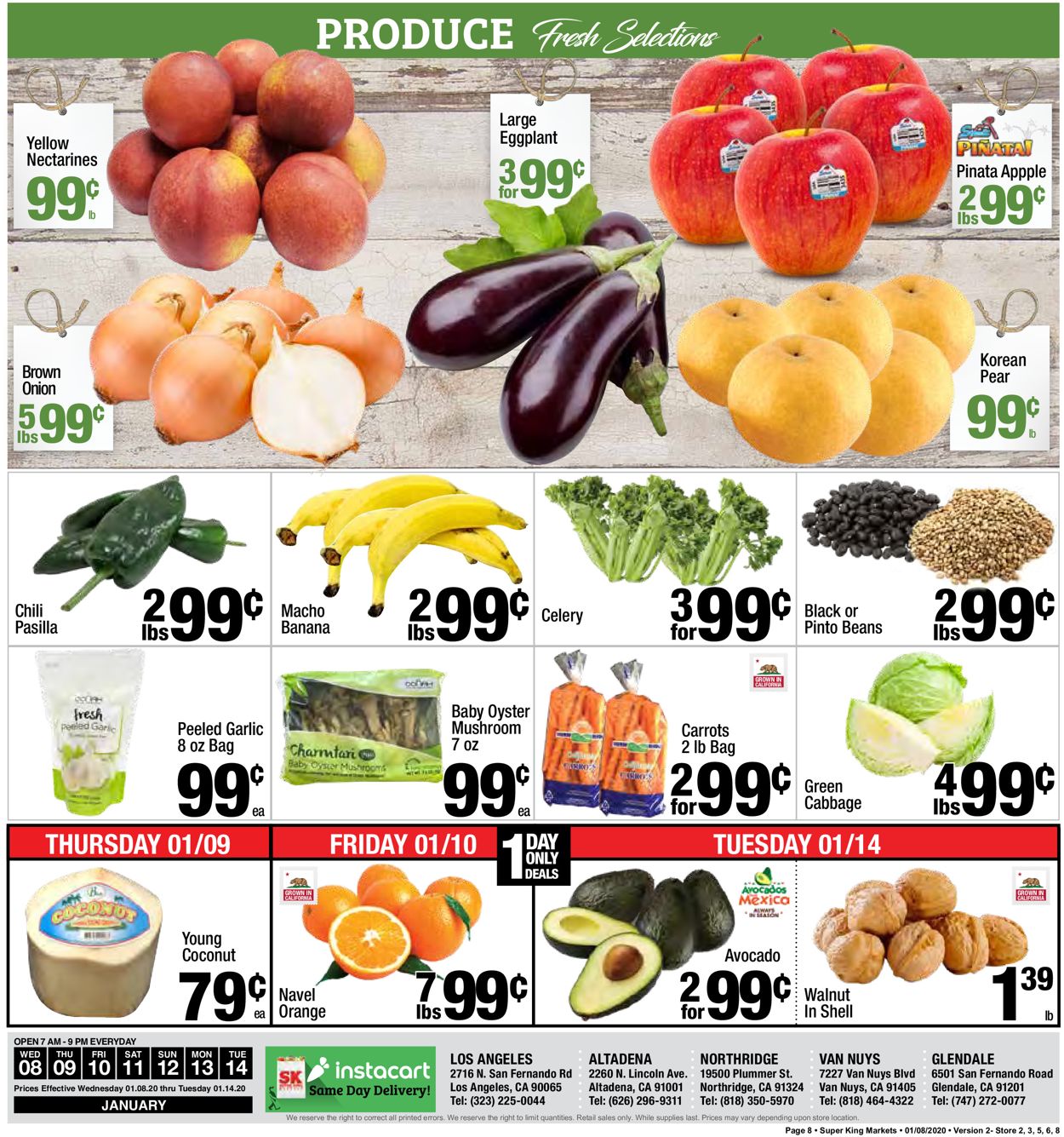Super King Market Weekly Ad Circular - valid 01/08-01/14/2020 (Page 8)