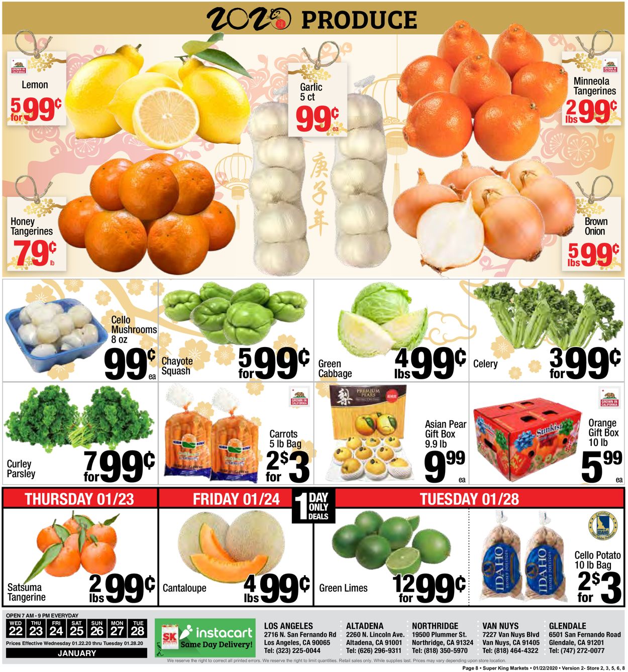 Super King Market Weekly Ad Circular - valid 01/22-01/28/2020 (Page 8)